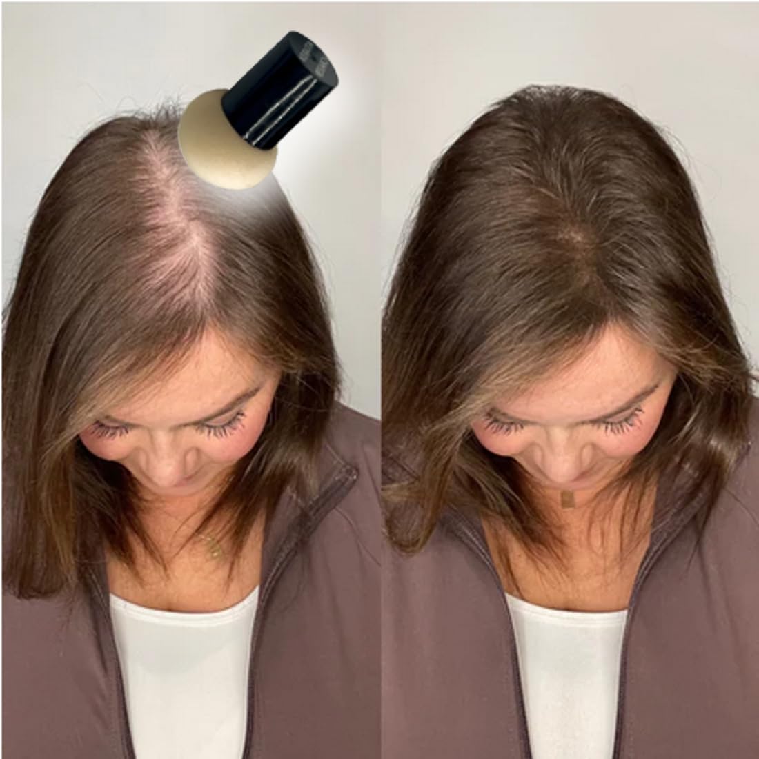 KERATIN RESEARCH Hairline Filler Unisex Mineral Powder Root Touch-Up Hair loss Concealer Scalp & Beard Bald Patch Coverage Fibers for Thinning Hair Waterproof Organic Natural look (DARK BLONDE, XL)