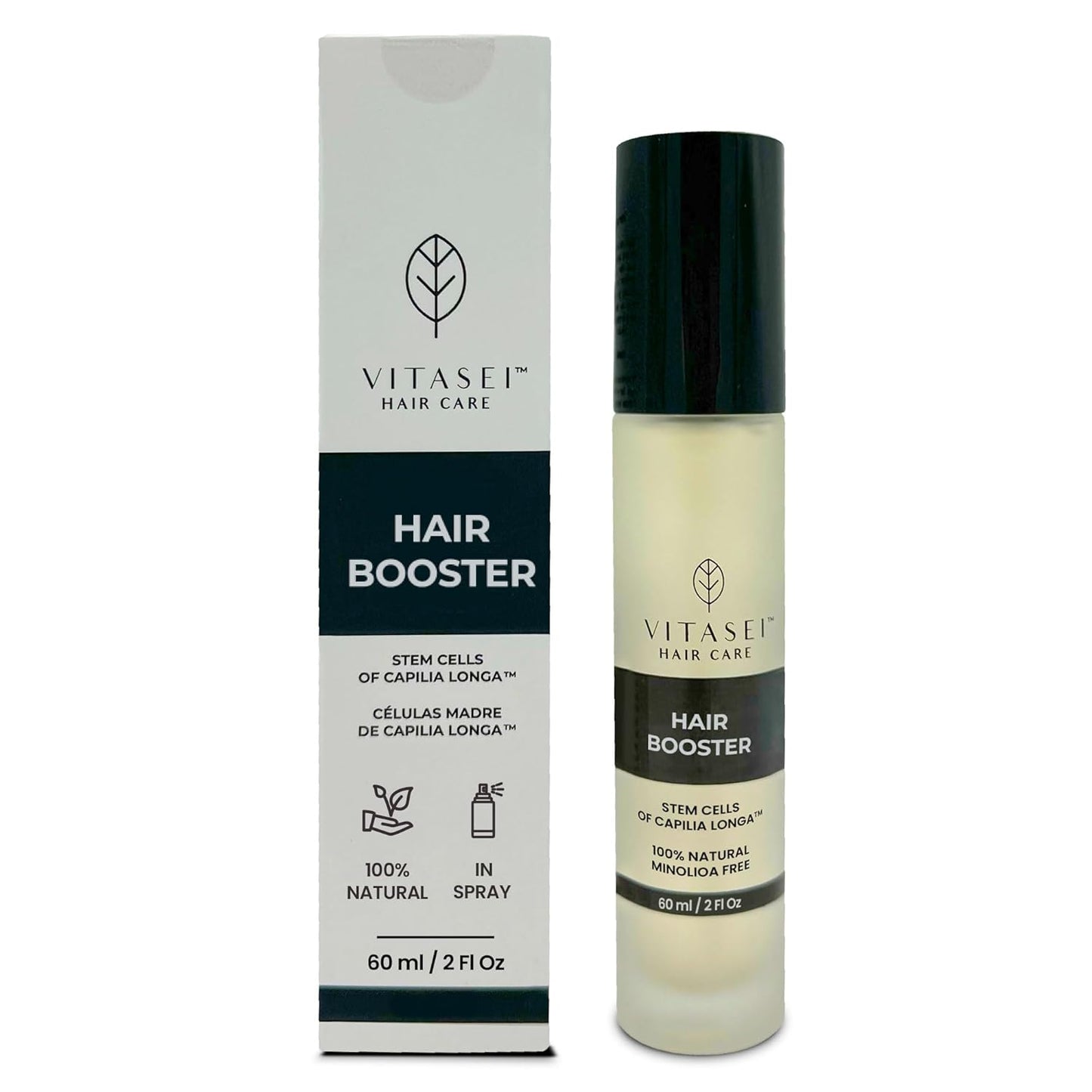Hair Booster for Women & Men – Hair Revitalizing Serum with Capilia Longa & Arginine for Thick, Dry, Long, Damaged Hair – Peptide-Enriched Hair Tonic, 2 Fl Oz