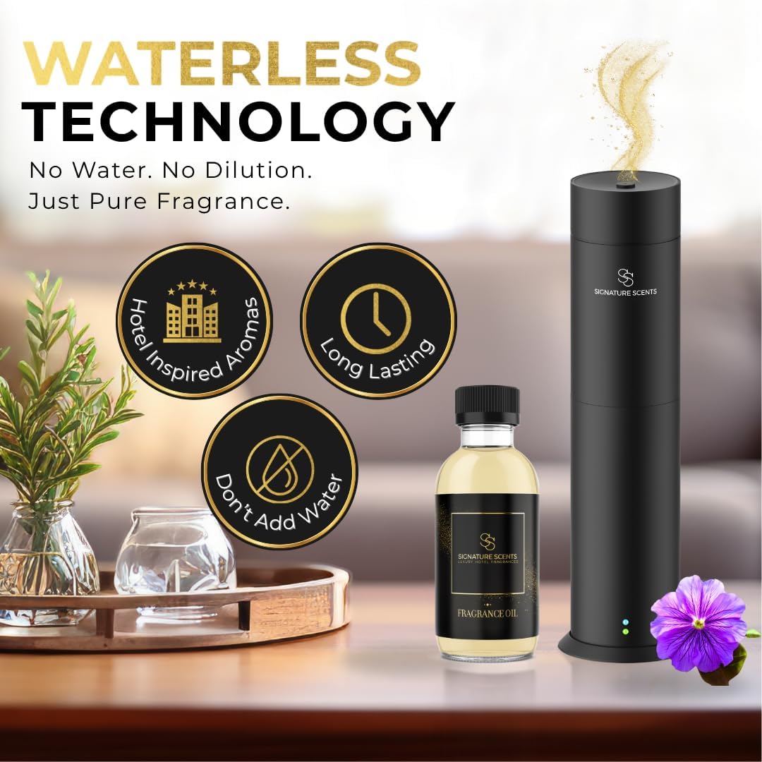 Luxury Hotel Inspired Fragrance Oils for Diffusers - 4.05 Fl Oz with Bonus Samples (4.05 Fl Oz, Fleur De Vie)