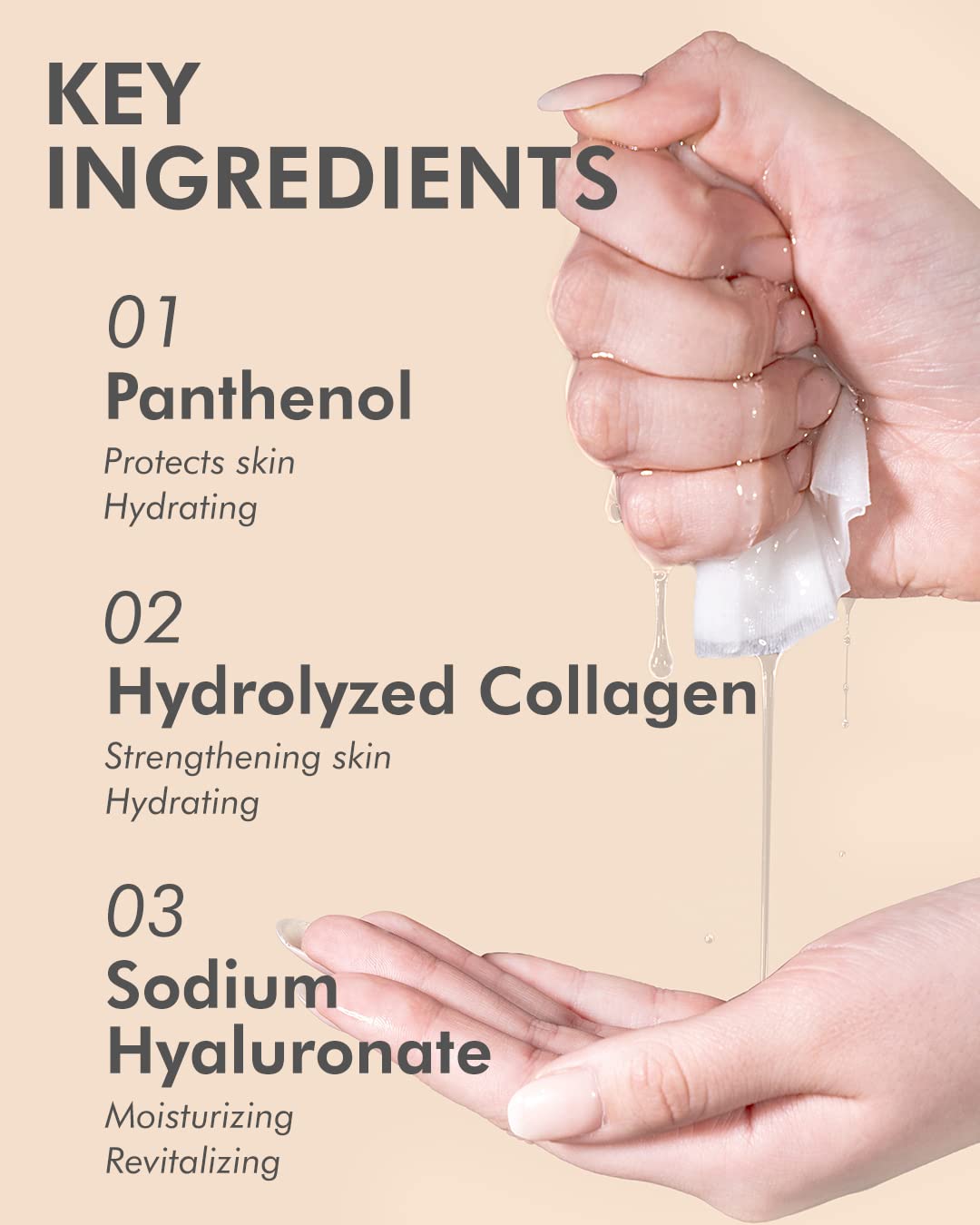 DERMAL Korean Collagen Face Mask – Hydrating & Soothing Sheet Mask with Panthenol – Hypoallergenic Calming Moisture Care for All Skin Types – 24 Combo Pack