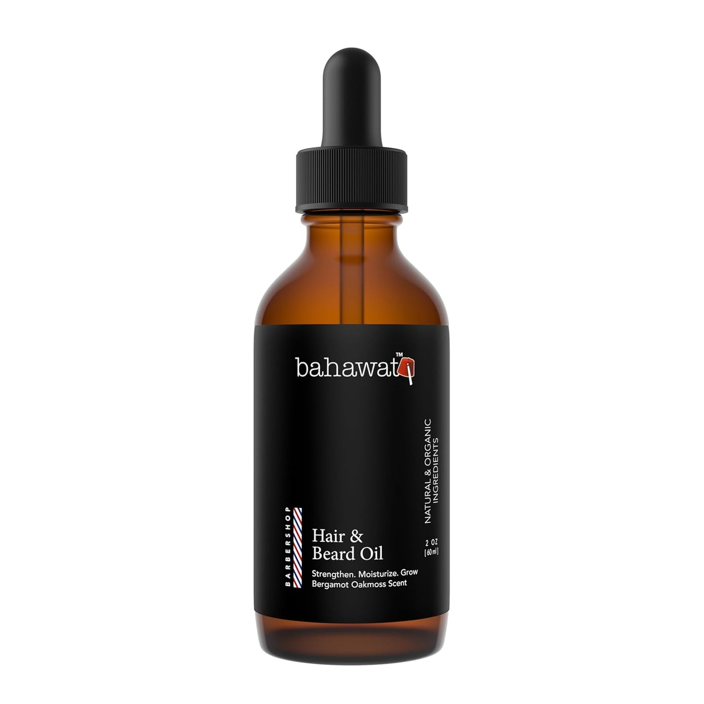 Premium Beard Oil Conditioner & Softener - Barbershop - 2 ounce - Beard Itch and Dry Skin Relief - Handcrafted from Natural Ingredients - Made in the USA