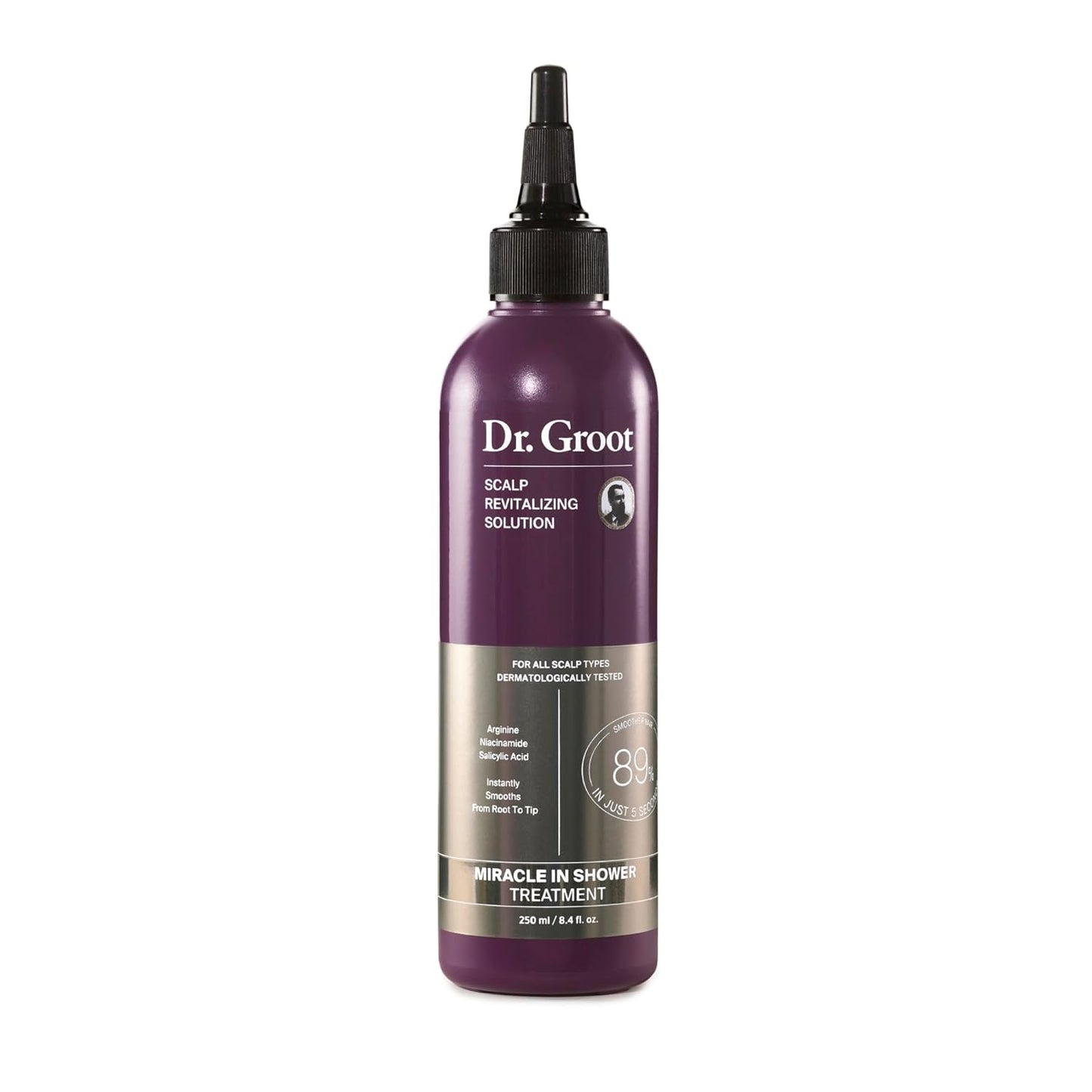 Dr. Groot Miracle in Shower Treatment, Korean Hair Care, 5 Seconds to Smooth Hair, Rosemary Oil for Healthier-Looking Hair, Hair Rinse, Moisturizing Hair Treatment, Kbeauty Scalp Revitalizing Solution