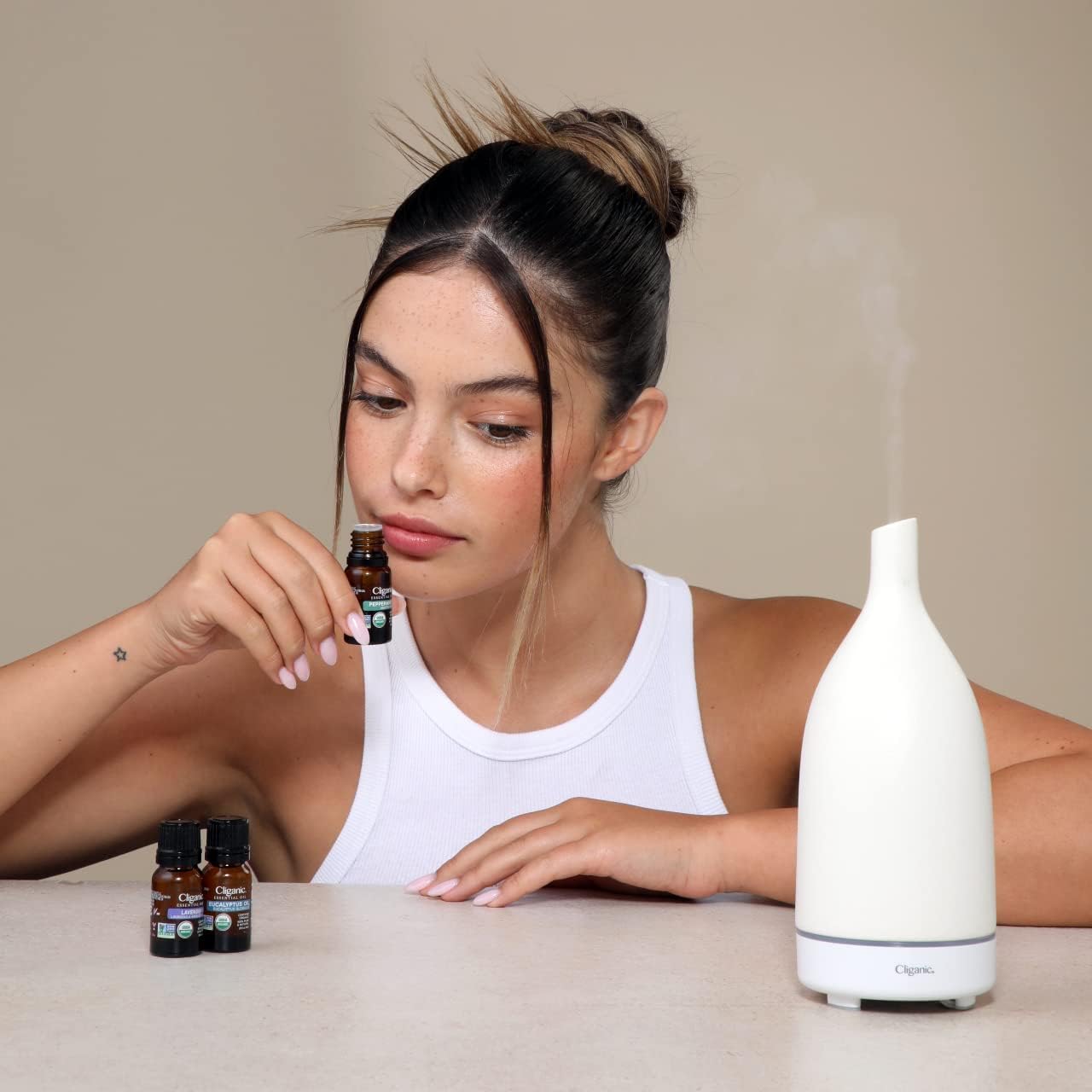 Cliganic in The Wild Essential Oil Blend - Organic, Natural Aromatherapy Oil for Diffuser Steam Distilled | Non-GMO Verified
