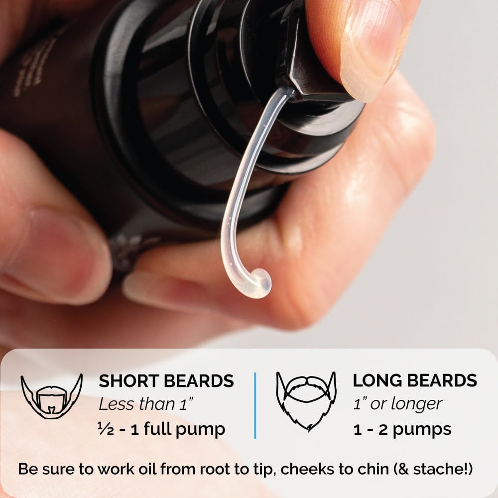 ZEUS Refined Beard Oil for Men, Leave-In Conditioner for Beard & Mustache, Softens Hair, Fights Dryness & Itch (Made in USA) Vanilla Rum