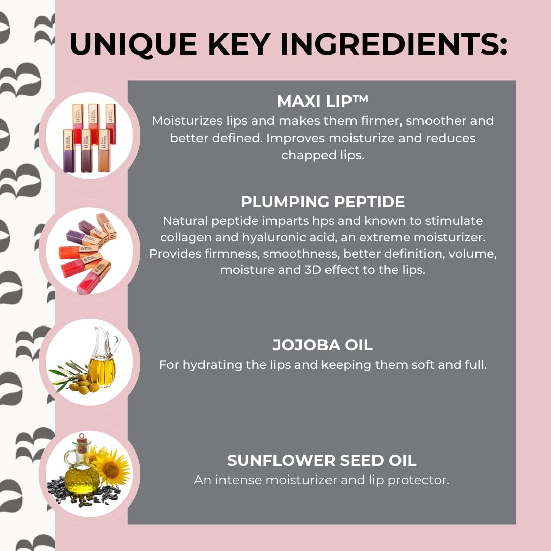 Rinna Beauty Larger Than Life Lip Plumping Oil - Royalty - Moisturizes & Hydrates Lips - Natural Plumping Over Time - Vegan, Cruelty-Free, & Paraben-Free 0.3 Fl Oz