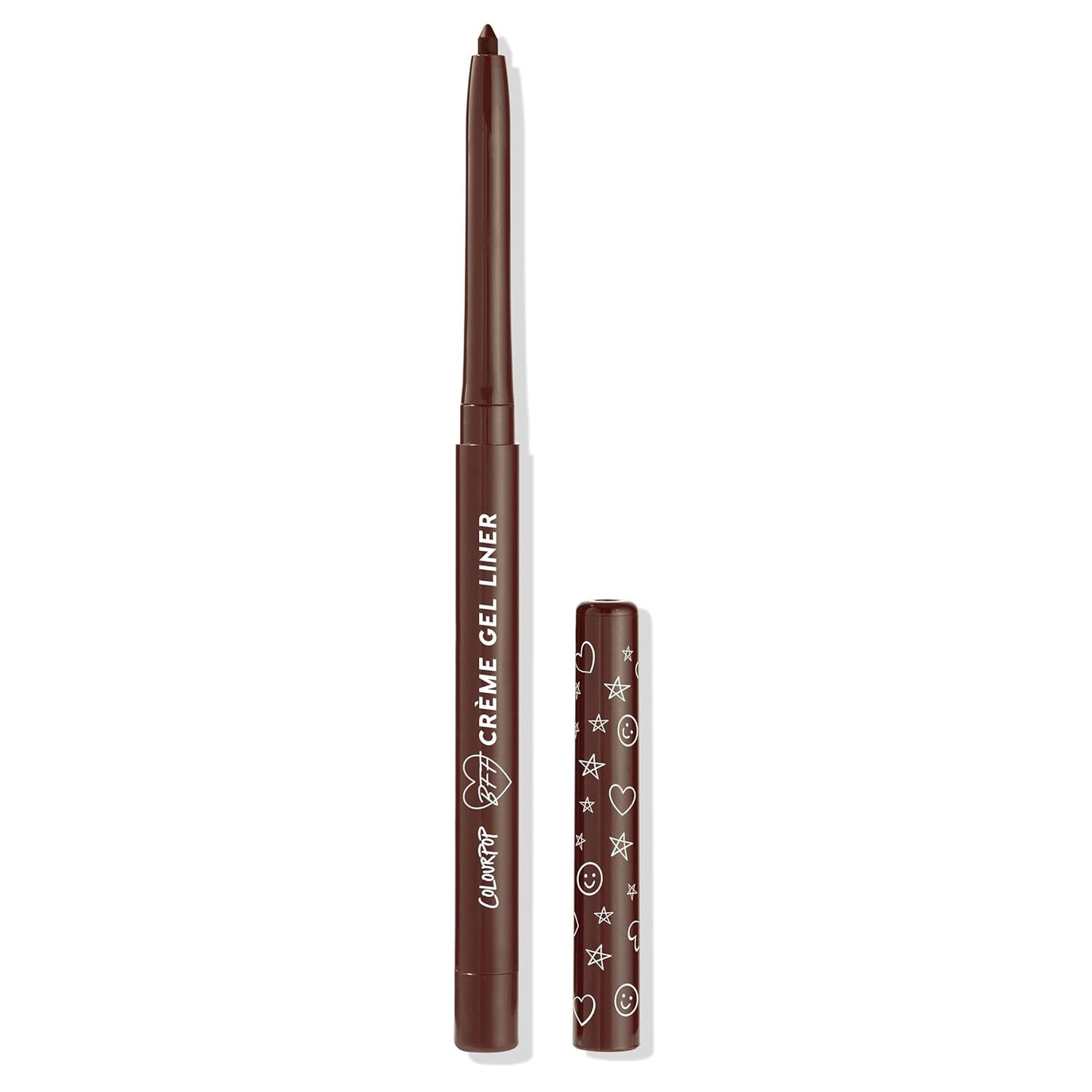 ColourPop BFF Crème Gel Liner - Waterproof Gel Eyeliner Pen with a High-Pigment & Buildable Formula - Colored Eyeliner with 18-Hour Wear - Sunnyvale (0.01 oz)