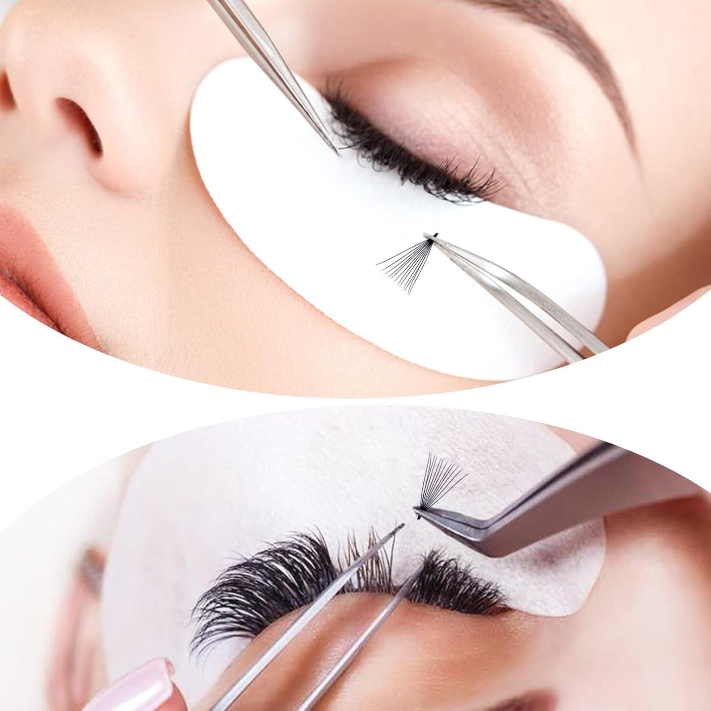 Premade Fans for Eyelash Extension: 6D, Wendy Lashes, Handmade Fans, Pre-made, For Lash-Artists, C, 9-16mm