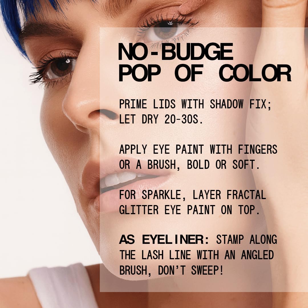 about-face Matte Fluid Eye Paint Sweet Disposition – High-Pigment Liquid Eyeshadow, Long-Lasting, No-Budge Matte Finish, Vegan & Cruelty-Free (Cornflower Blue)