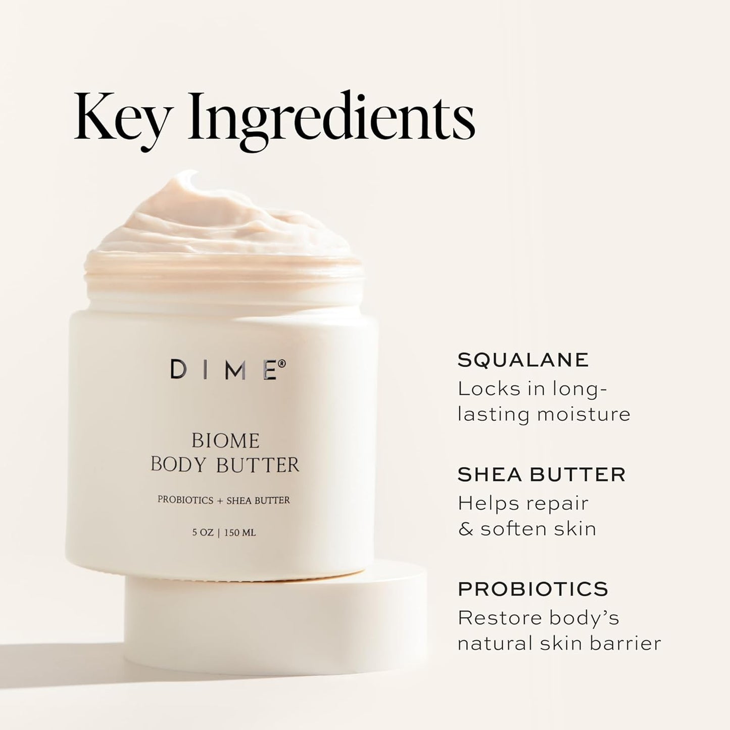 Dime Beauty Biome Body Butter