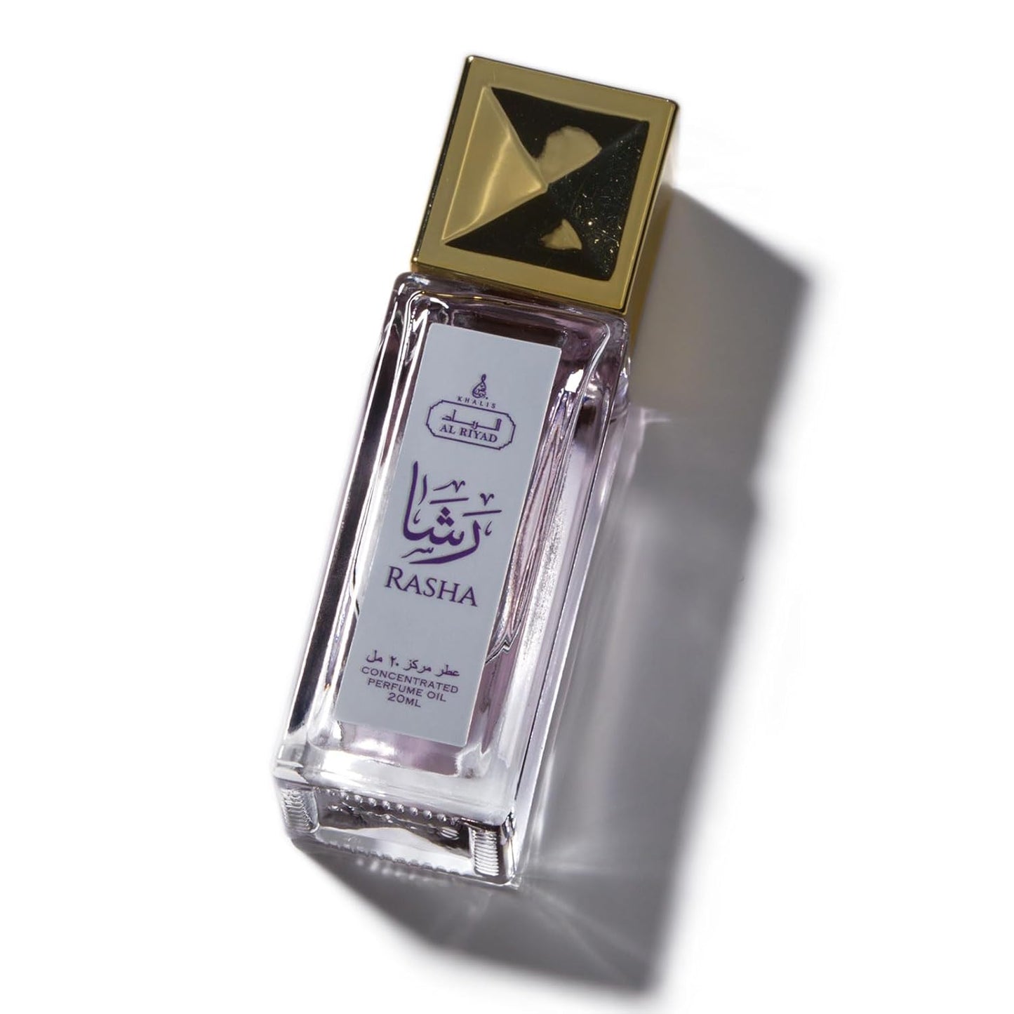 Maison d’Orient Rasha Woody Green Floral Perfume Oil Roll‑On 20 mL — Alcohol‑Free, Vegan, Long‑Lasting Attar for Women, Travel‑Size Arabian Perfume Oil, Fresh Elegant Everyday Scent