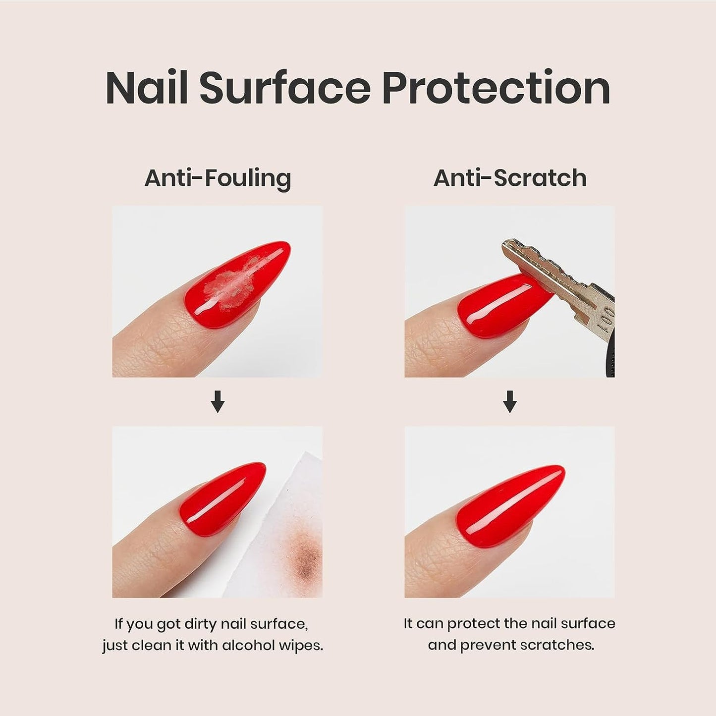beetles Gel Polish Base Gel Top Coat Set, 2Pcs 15ML Clear Base and No Wipe Top Coat Soak Off UV LED Glossy Shine Finish Long Lasting DIY Nail Salon Manicure Gift for Women