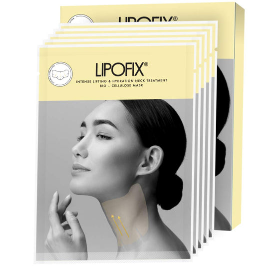 Neck Lifting Hydrating Firming Intense Treatment Bio - Cellulose Mask (5 MASKS)