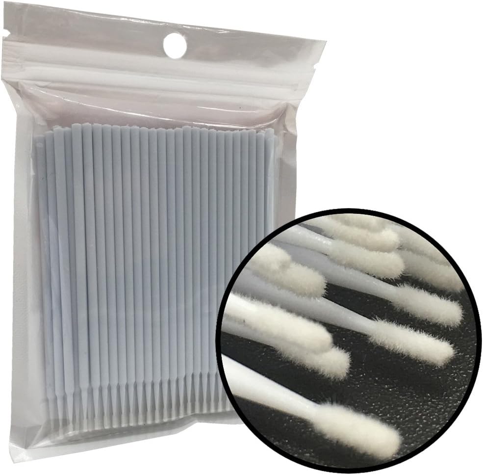Disposable Micro Applicator Brushes Dental Brush for Oral/Eyelash Extensions Makeup 400pcs (White)