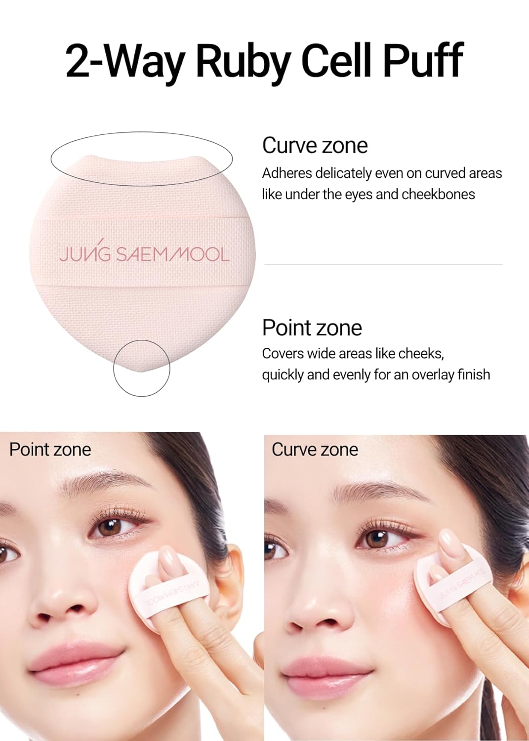 JUNGSAEMMOOL Artist Cushion Blush (Bubbly Pink) | Easy to Blend, Lightweight, Hydrating Cushion Blush for Dewy & Glowing Cheeks