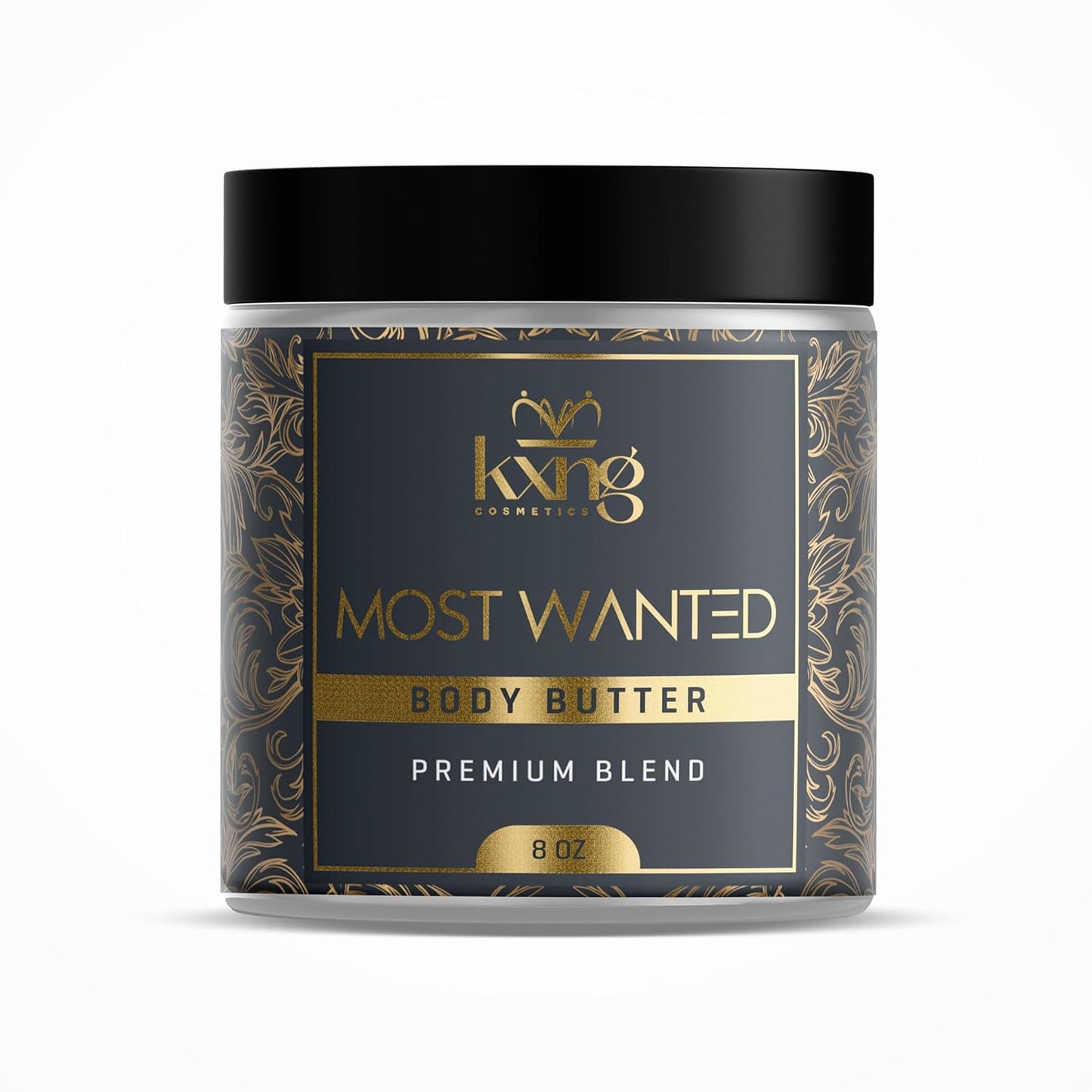 KXNG Cosmetics, Body Butter, Organic Skin Care for Men and Women, Body Moisturizer Lotions and Creams, Raw Shea Butter, Cocoa Butter, Mango, Coconut Oil, Hand, Foot, All Skin Types (Most Wanted XL)