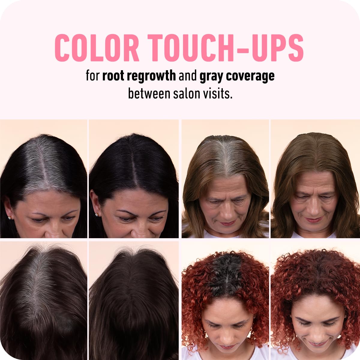 BOLDIFY Hairline Powder (LARGE, 10g) - Root Touch Up Hair Color for Gray Coverage - Bald Spot Concealing Hair Powder for Women & Men - 48-Hour Stain-Proof - Ash Brown