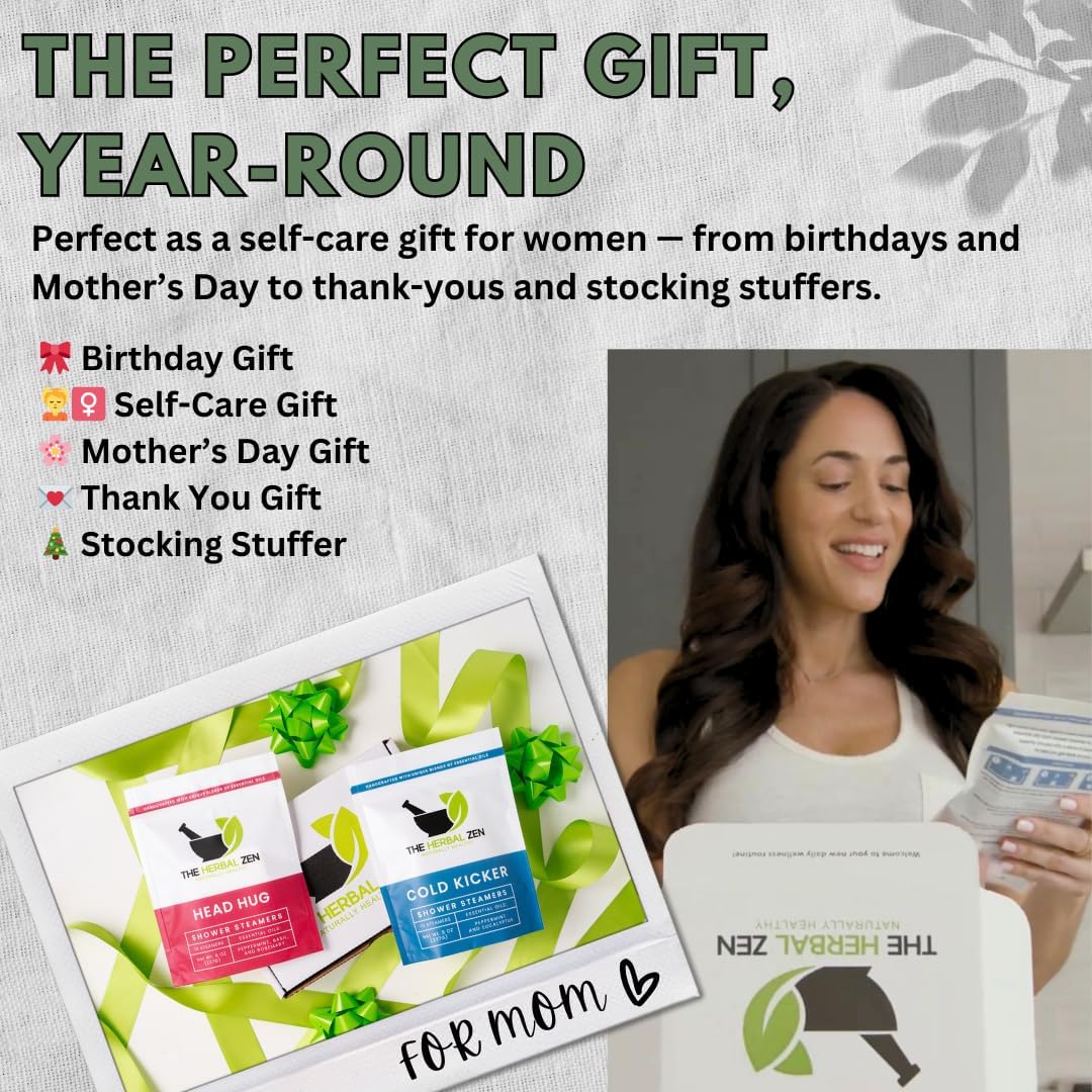 Aromatherapy Shower Steamers Gift Set, Shower Bombs Made in The USA, Relaxation Gift for Women, Lavender Shower Steamers for Women, Eucalytus Shower Steamer, Mothers Day Gifts