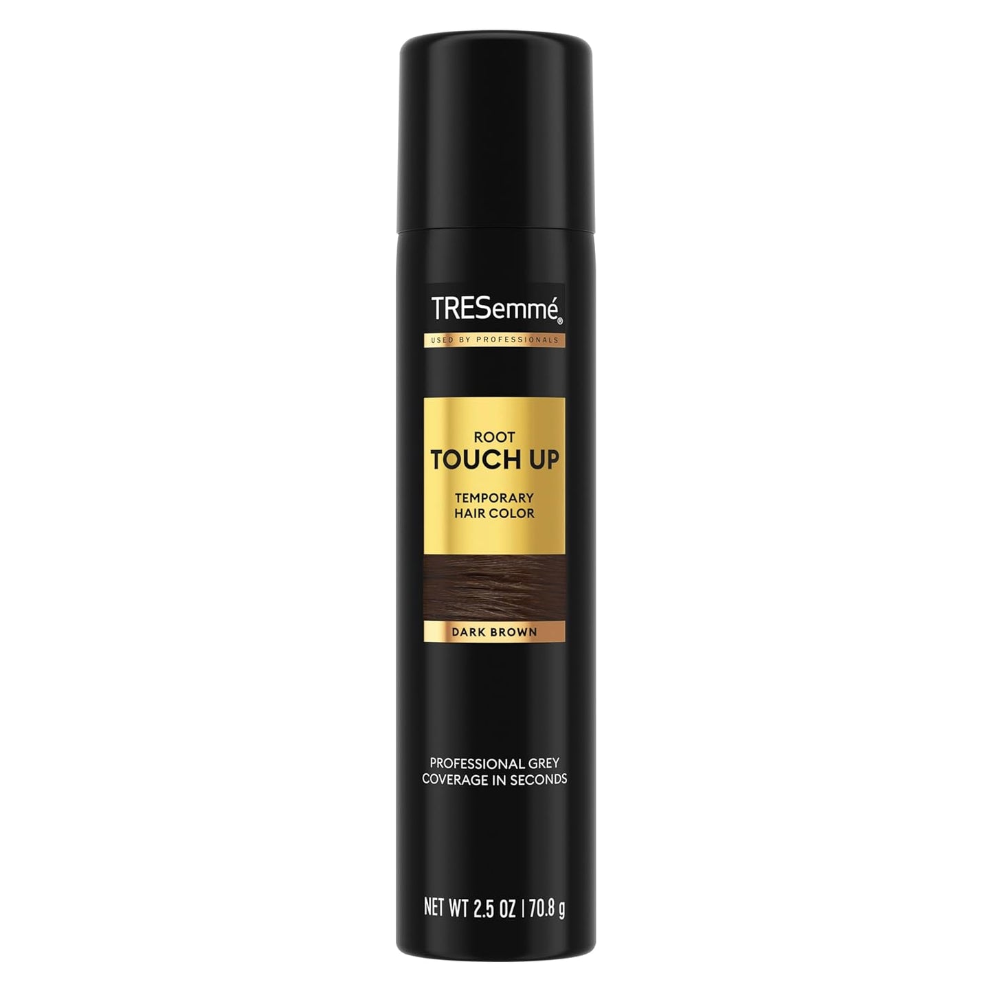 TRESemmé Temporary Hair Color Root Touch-Up Dark Brown Ammonia-free, Peroxide-free Root Cover Up Spray 2.5 Fl Oz