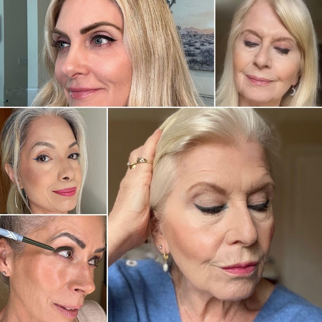 PrimeEyes Glide Eyeliner for Mature Women – Waterproof, Long-Stay and Mess-Proof – Gel Creme Texture, Discreet Sharpener and Effective Smudger (Emerald)