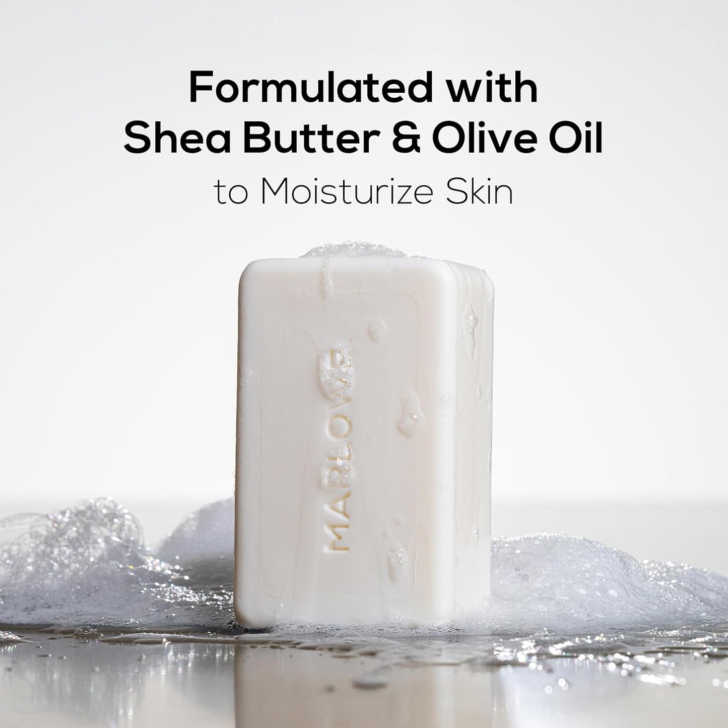 MARLOWE. No. 105 Bar Soap for Men 7 oz (12 Bars) Moisturizing Body Soap, Nourishing & Refreshing with Natural Extracts, Shea Butter, Olive Oil & Green Tea Extracts, Original Sage & Fir Scent