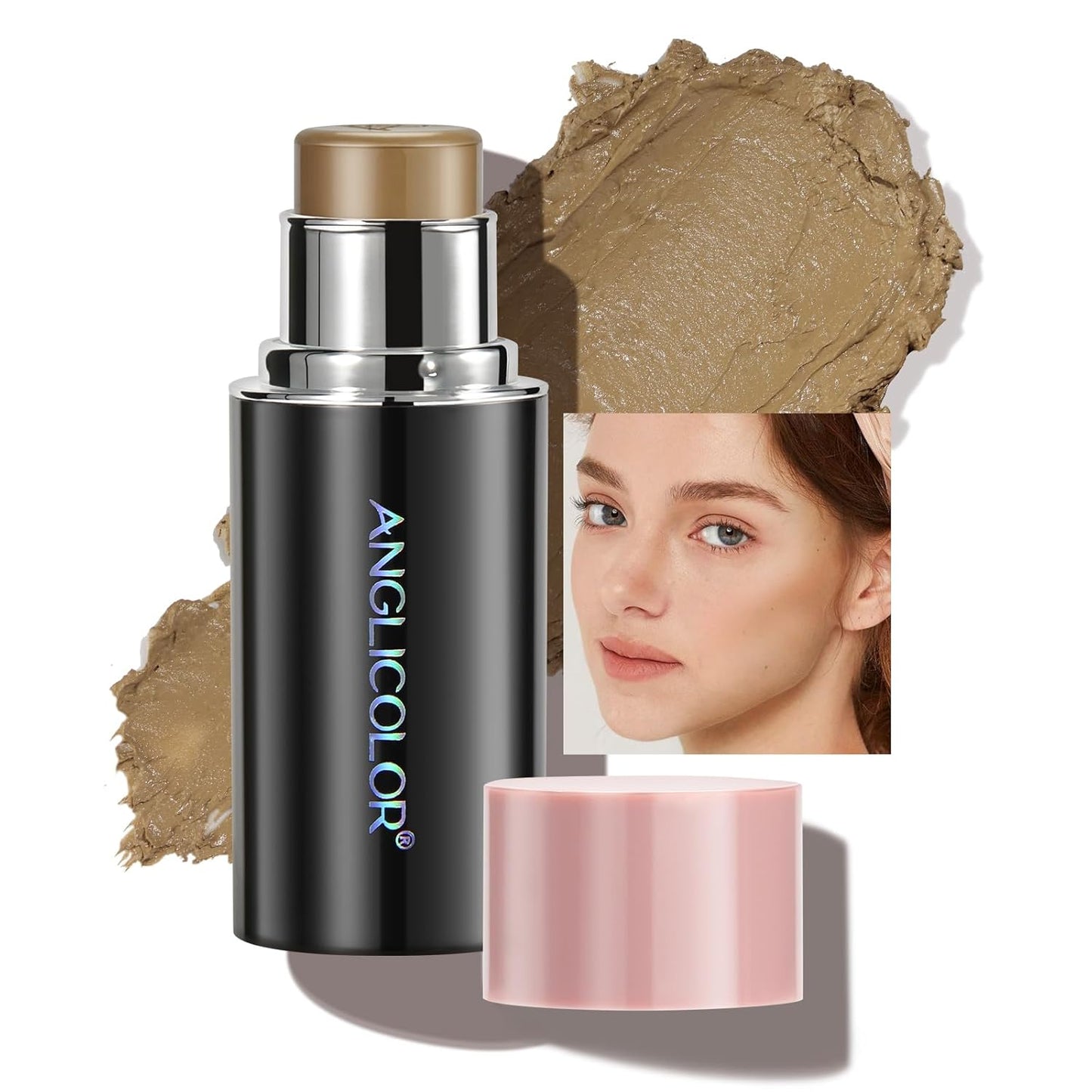 Contour Stick, Long Lasting, Cream Contour, Smooth, Blendable, Contour Stick Makeup, Floral Fragrance, Hydrating, Define 3D Contouring, Better for Fair Skin