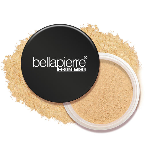 Bellapierre Mineral Foundation SPF 15 – Loose Powder Foundation, Full Coverage Mineral Makeup with Matte Finish – Vegan, Cruelty Free, Hypoallergenic, Oil & Talc Free – 0.32 oz - Cinnamon