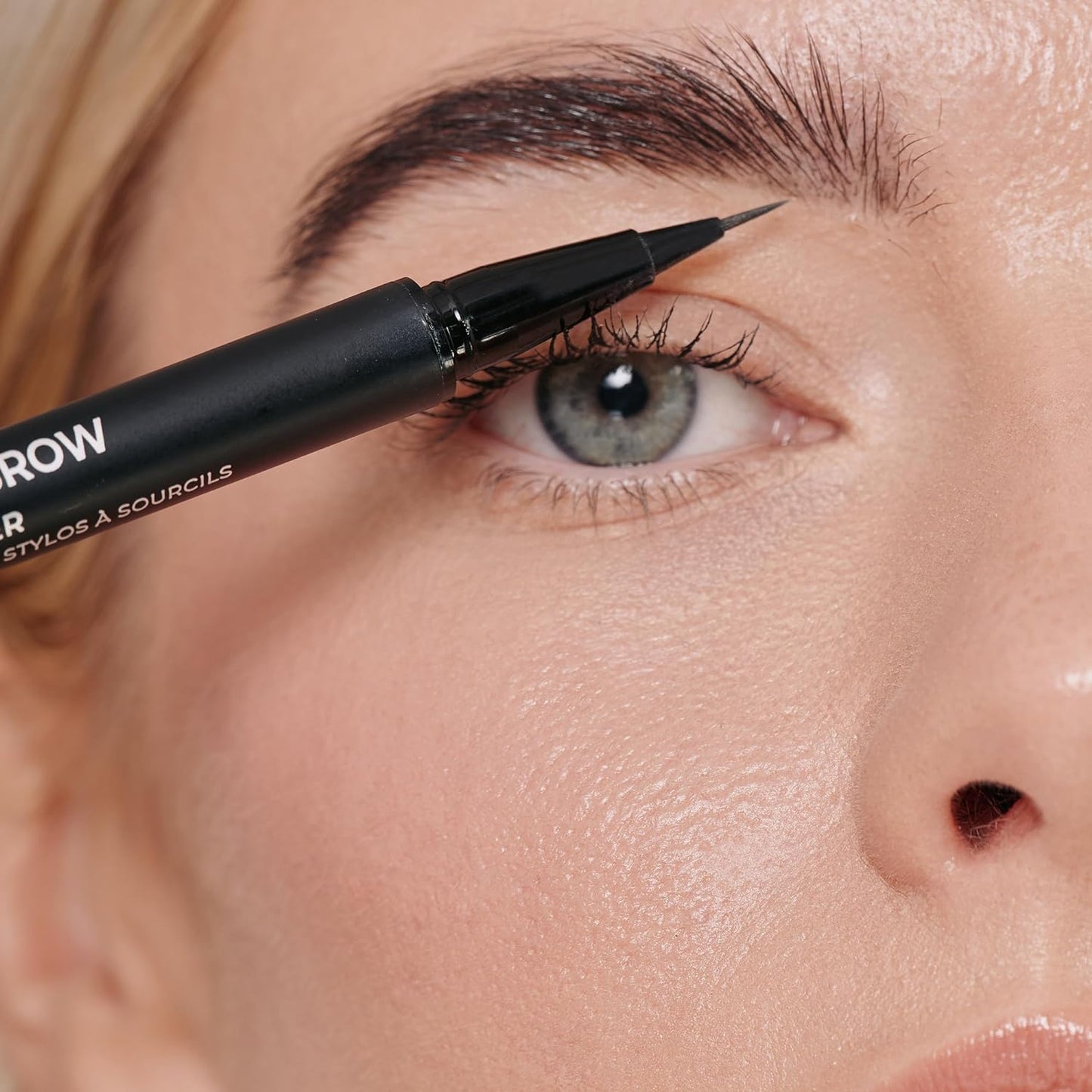 WUNDERBROW Thicker Brow Pen Duo, Dual Ended Pen, Vegan & Cruelty Free (Black/Brown)