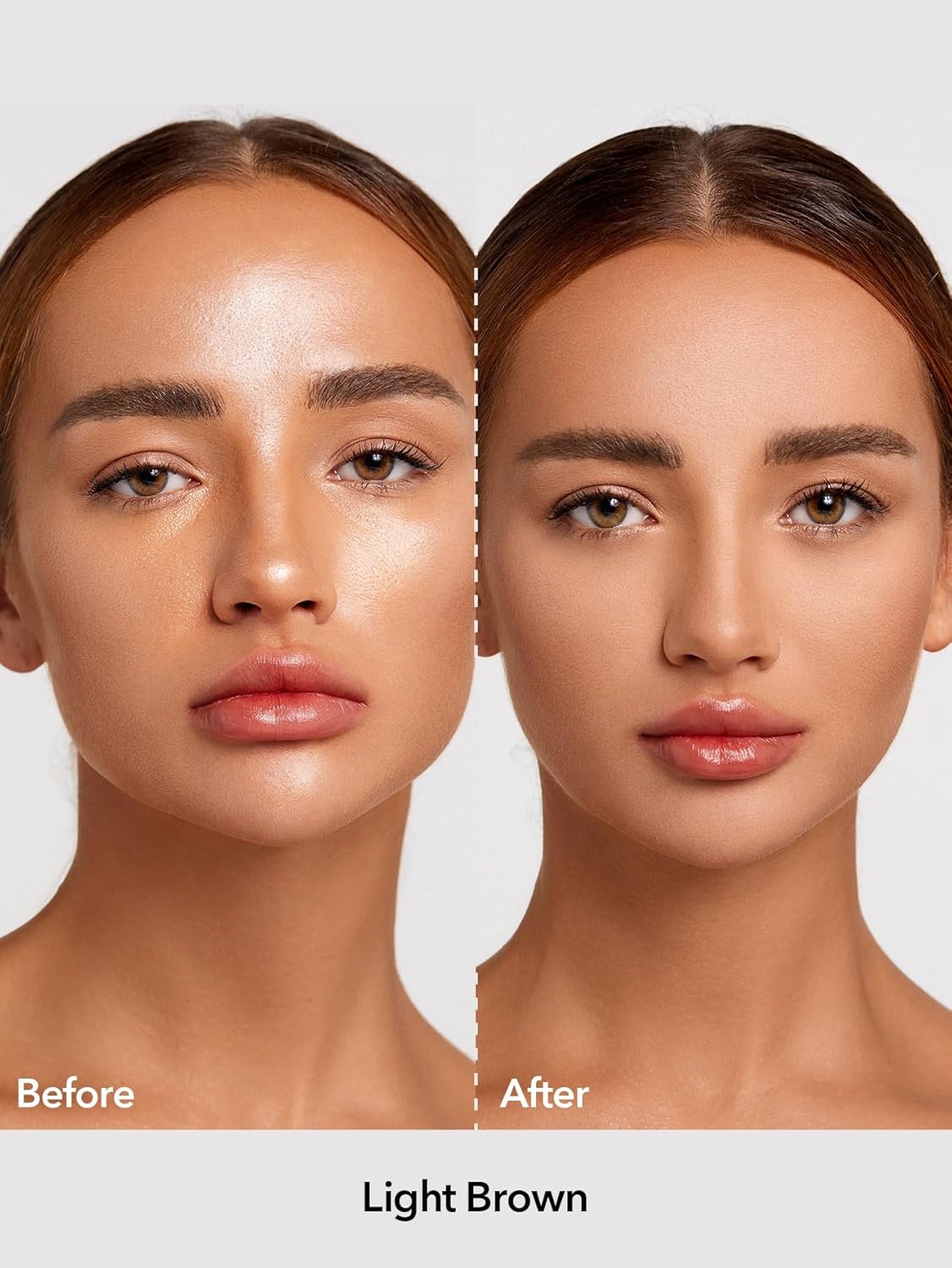 SHEGLAM Baked Glow Setting Powder Oil Control Loose Face Powder Translucent Pore-Less Flawless Smooths Fine Lines Glowy Powder - Light Brown