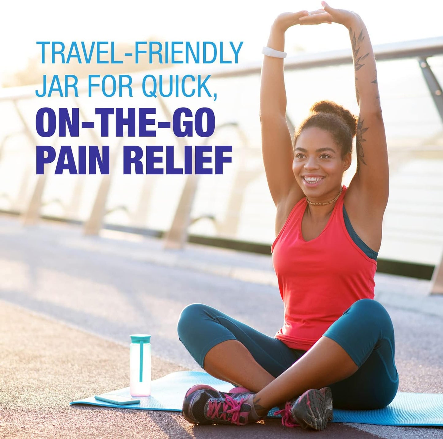 Blue Goo Pain Relieving Gel – for Back, Neck, Muscle and Joint Pain, Fast-Acting Cooling and Soothing Relief with 100% Pure Emu Oil, 4 oz (2 Pack)