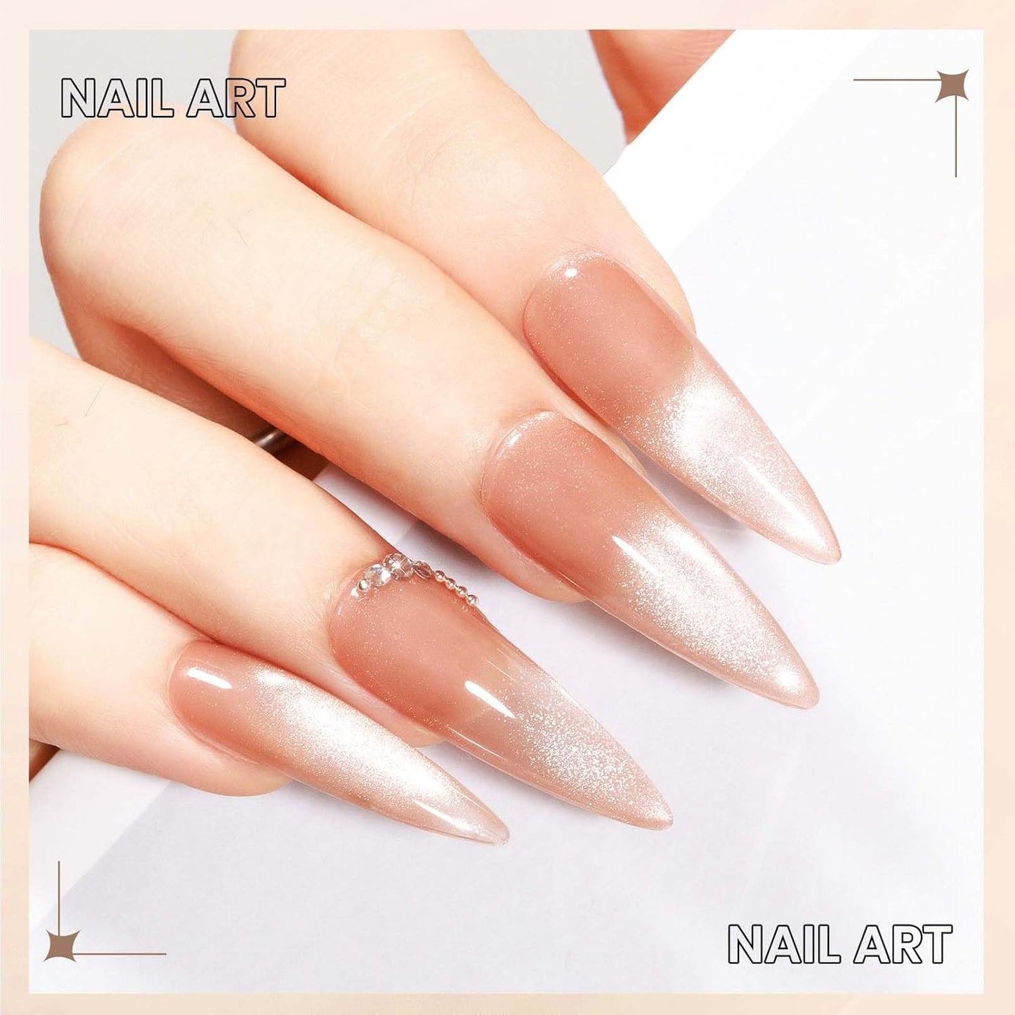 10ml Cat Eye Gel Nail Polish with Magnetic Nail Polish Gel for Home Manicure Nails DIY