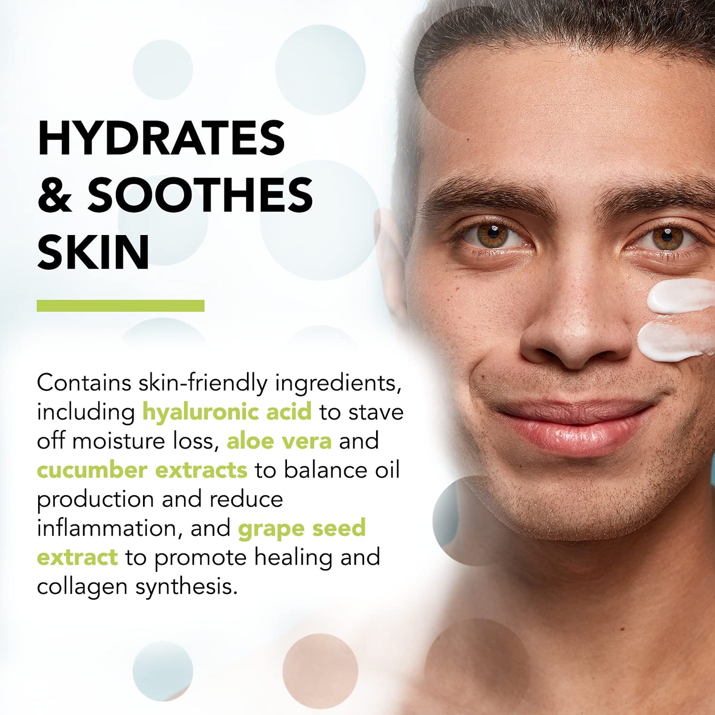 humane Oil-Free Daily Lightweight Face Moisturizer for Acne-Prone Skin - 4 Fl Oz - Gentle for All Skin Types - With Soothing Antioxidants Like Aloe Vera, Hyaluronic Acid, Cucumber and Grapeseed