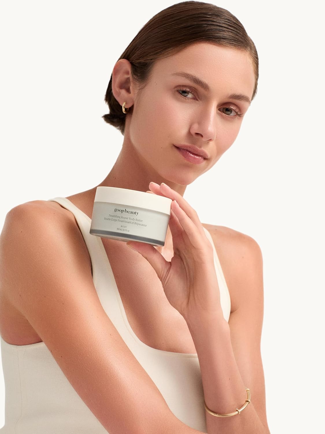 goop Beauty Body Butter | Lotion for Dry Skin | Nourishing Butters & Botanical Extracts | Hydrating & Firming Cream | 6.1 fl oz