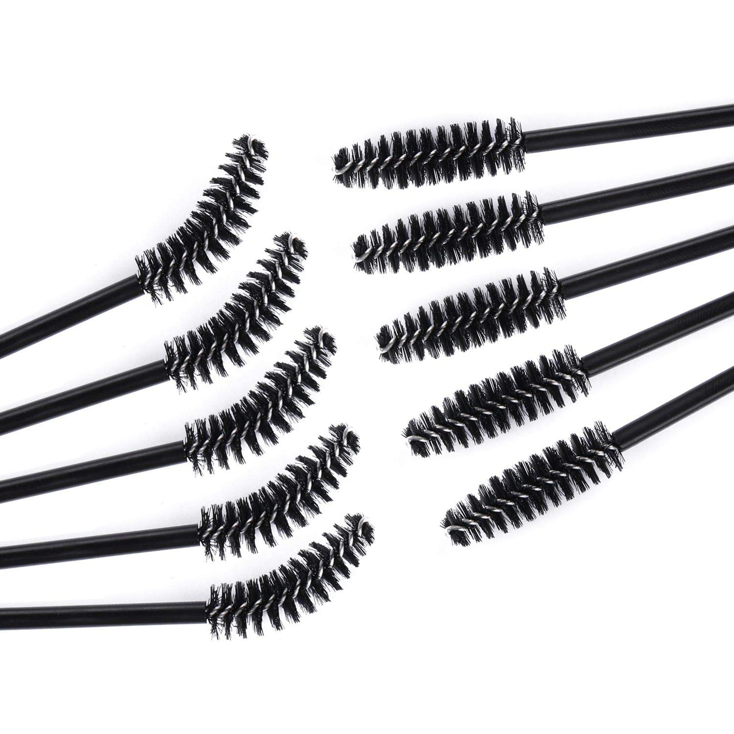 300 Disposable Spoolies Mascara Eyelash Wands Brush for Eyelash Extension Eyebrow and Makeup Color Tbestmax