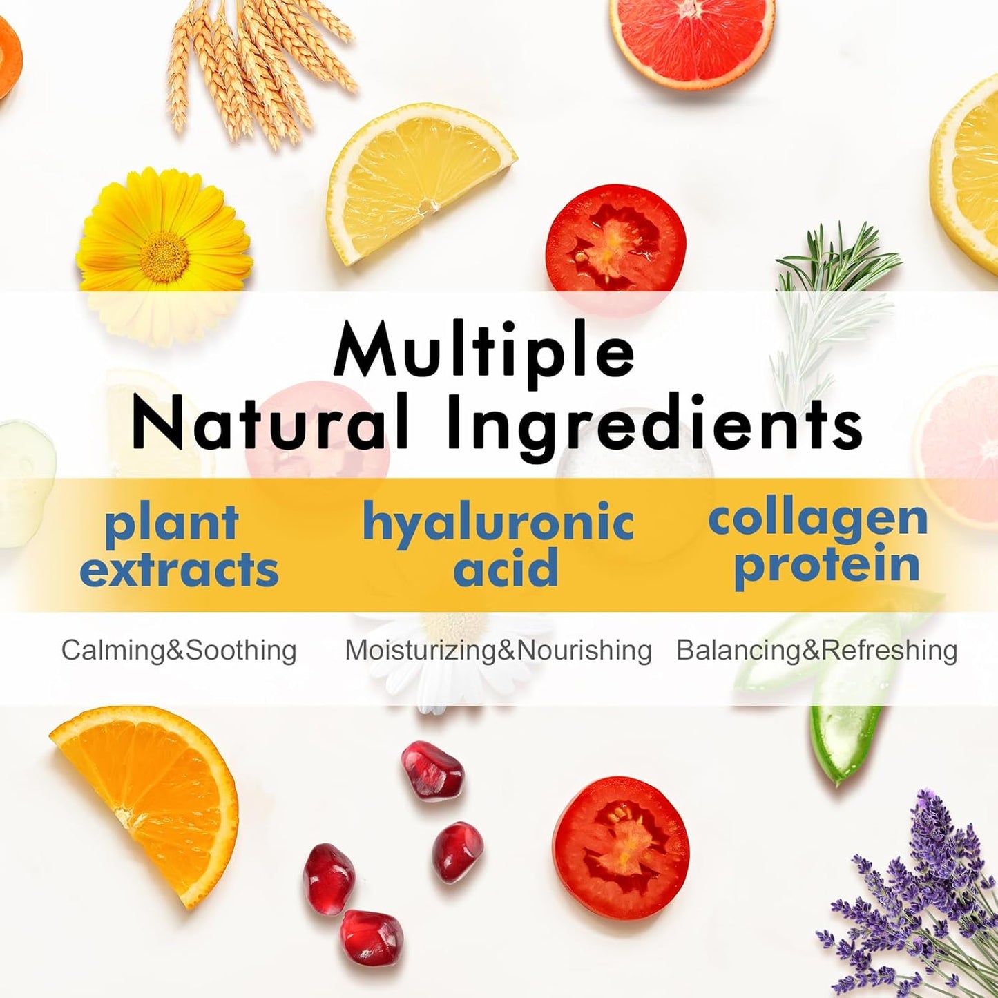 14 Pack Sheet Face Masks Skincare, Hydrating Face Masks Suitable for Dry Skin, Bulk Facial Mask Set for Women Skin Care, Face Mask Gifts Set for Face Spa