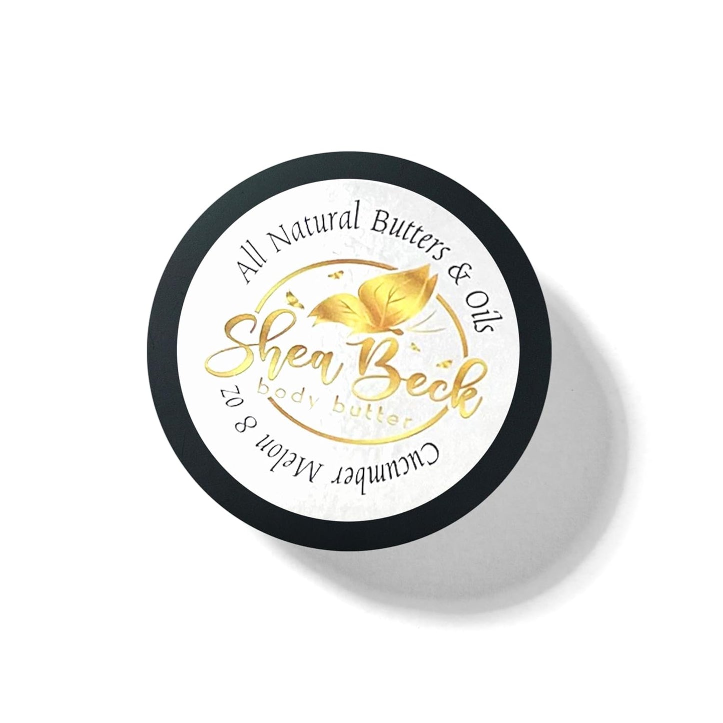 Body Butter Blend: Natural Shea, Cocoa, & Mango w/Jojoba Oil for Radiant Skin and Beard | Moisturizing (8 Oz, Cucumber Melon (Our version of))