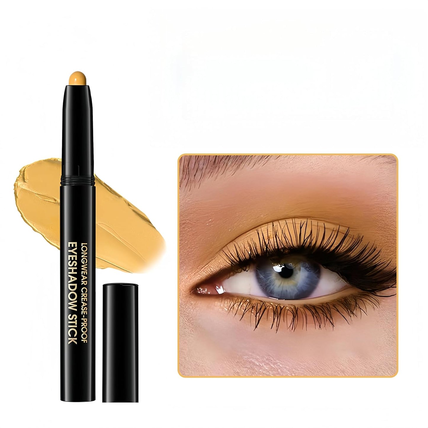 MAEPEOR 10 Colors Cream Eyeshadow Stick Silky Smooth Matte Shimmer Eyeshadow Pen Waterproof and Long Lasting Shadow Pencil for Girls and Women (Color 07)