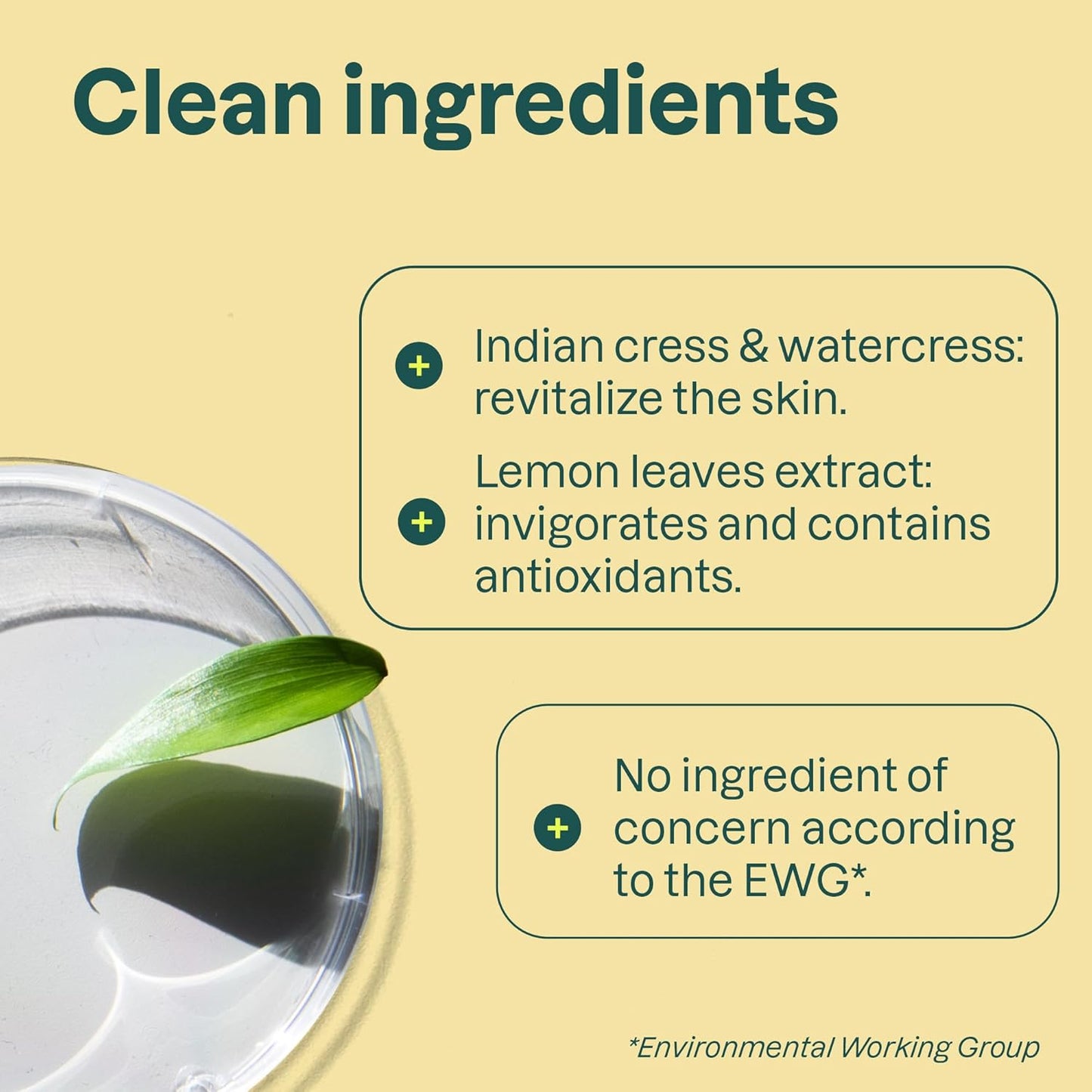 ATTITUDE Micellar Foaming Facial Cleanser, EWG Verified, Dermatologically Tested, Plant and Mineral-Based, Vegan, Lemon Leaves, 5 Fl Oz