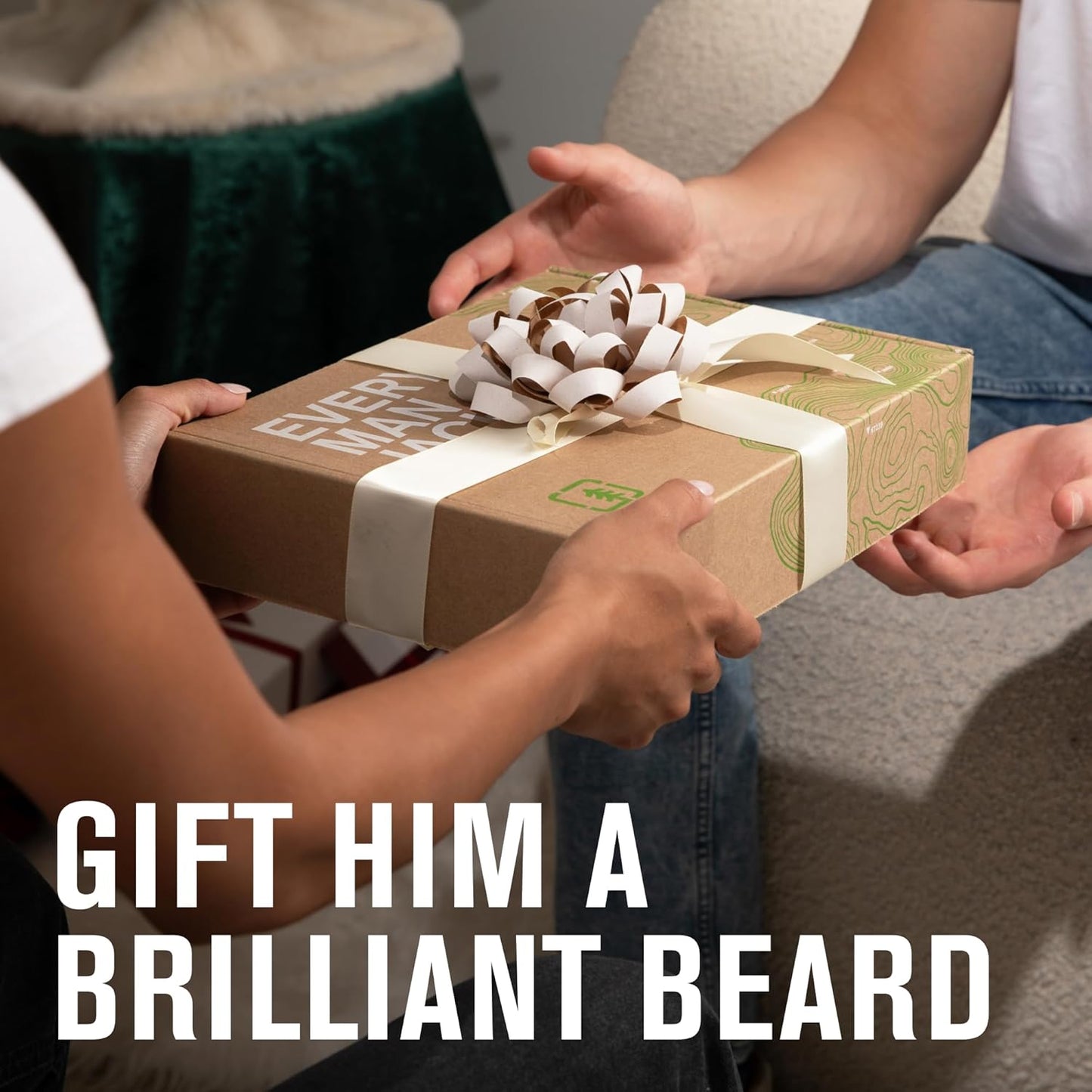 Every Man Jack Mens Aged Bourbon Beard Set - Five Full-Sized Grooming Essentials For a Complete Routine - Beard + Face Wash, Beard + Face Lotion, Hydrating Beard Oil, Beard Butter, and Beard Comb