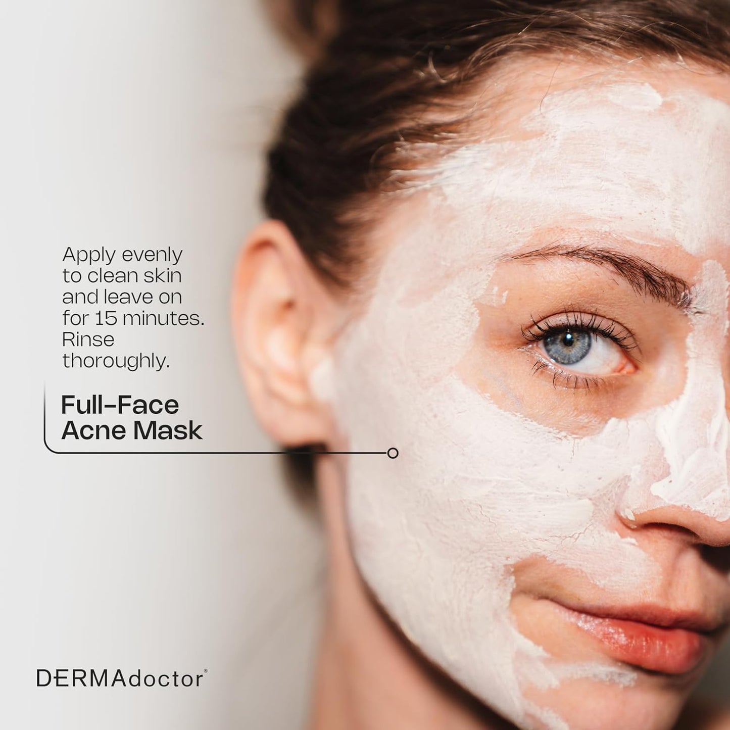 DERMAdoctor Sulfur Acne Treatment - Clay Mask & Acne Spot Treatment | Face Mask Blackhead Remover - Bentonite Clay Detox | Non-Irritating Non-Drying Calming & Soothing with Natural Exfoliants - 2.3 Oz