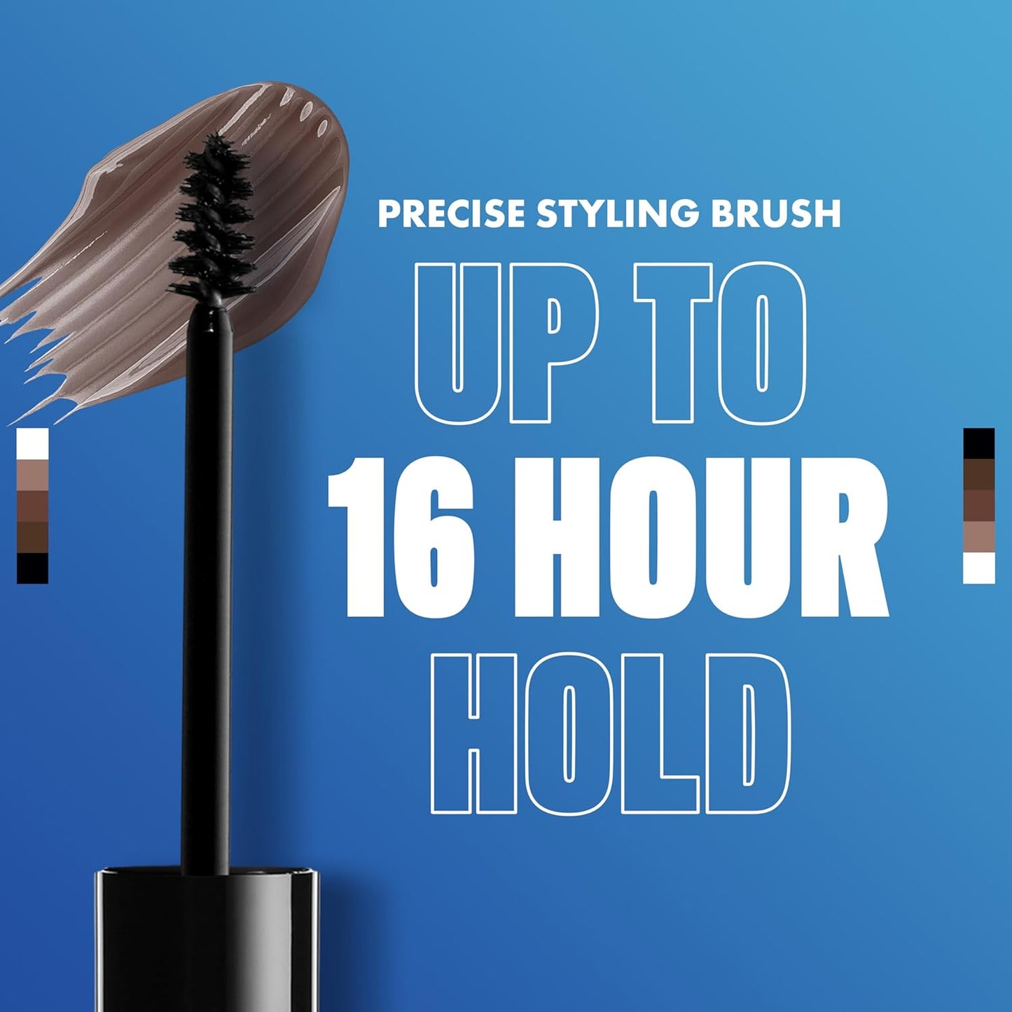 NYX PROFESSIONAL MAKEUP The Brow Glue Extreme Hold Tinted Eyebrow Gel Dark Brown & Butter Gloss Non-Sticky Lip Gloss Tiramisu