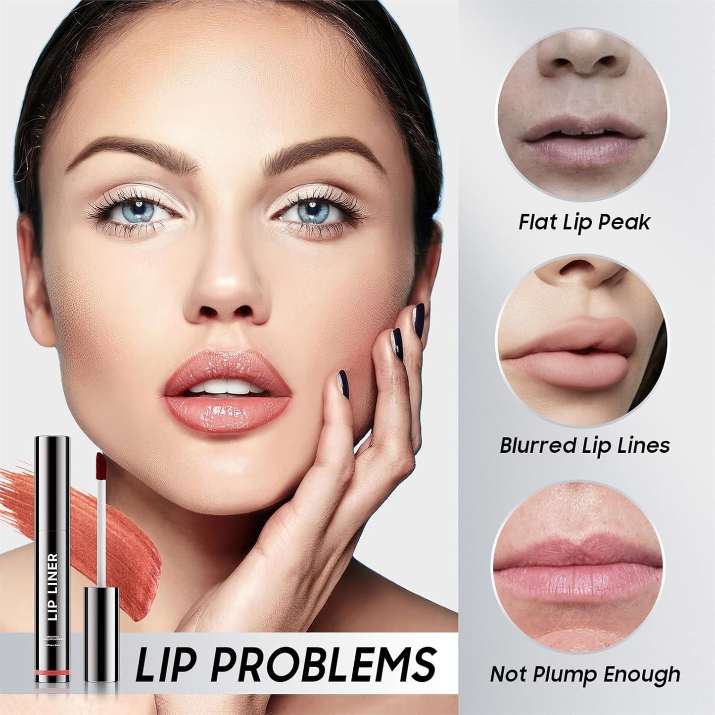 Lip Stain Peel Off Lip Liner - Long Lasting Comfortable Vivid Color Peel Lip Stain Smudge Proof Finish, Create A Charming Vibrant Lip Color Makeup For All Skin Types with All-Day (#05 Mauve)