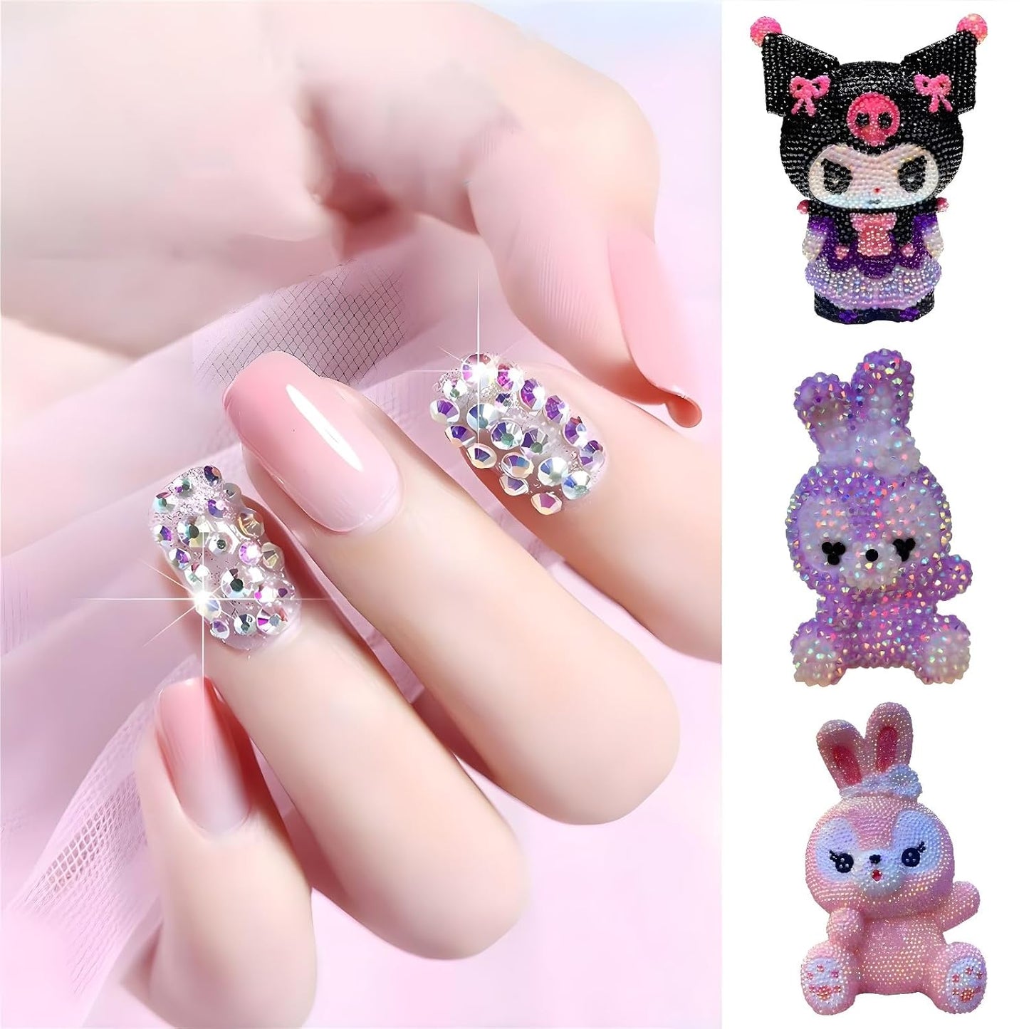 Flatback Rhinestones Round Gems for Nails Art and Crafts 2000Pcs SS16 4mm Glitter Crystals Stone DIY Bags Clothes Shoes (Dark Coffee)