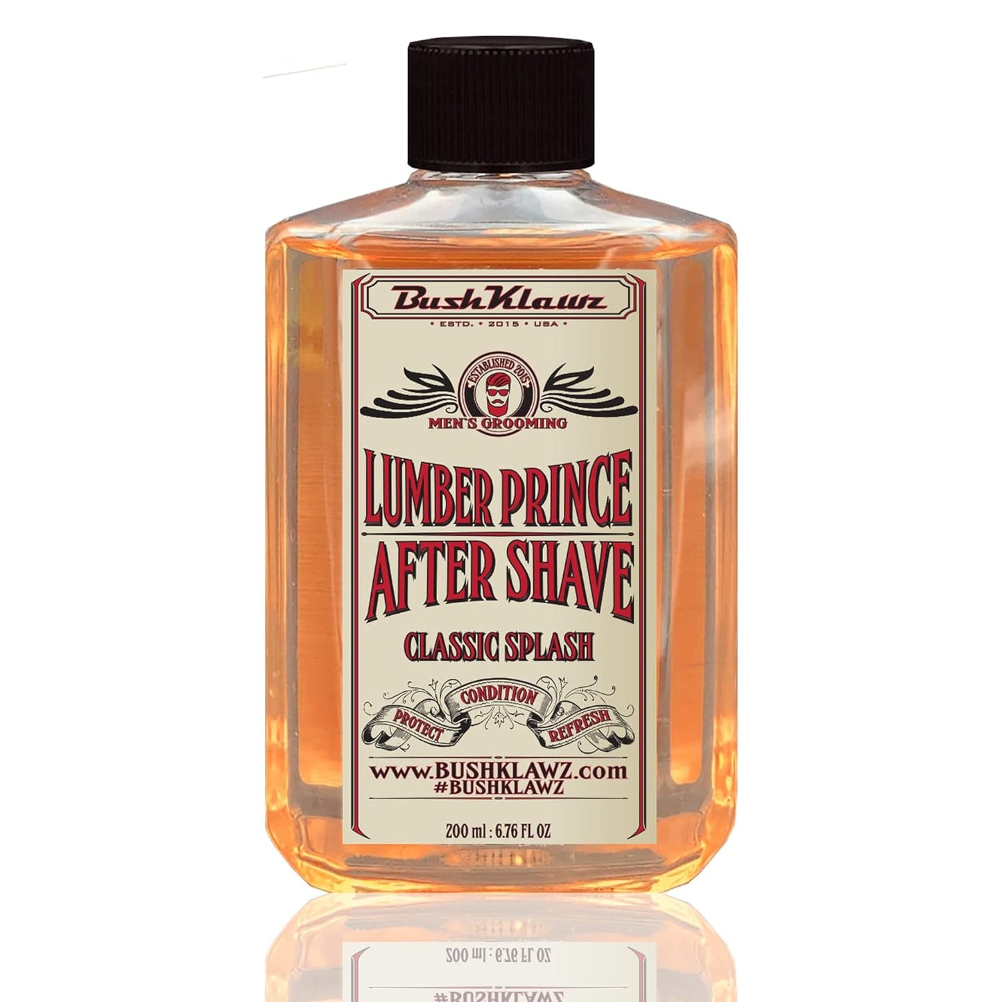 Classic Refreshing Cooling Soothing Barbershop After Shave Lotion Balm Toner Splash Lumber Prince Satisfy all Types of Viking Cannon Black Prime AfterShave Tonic Cologne