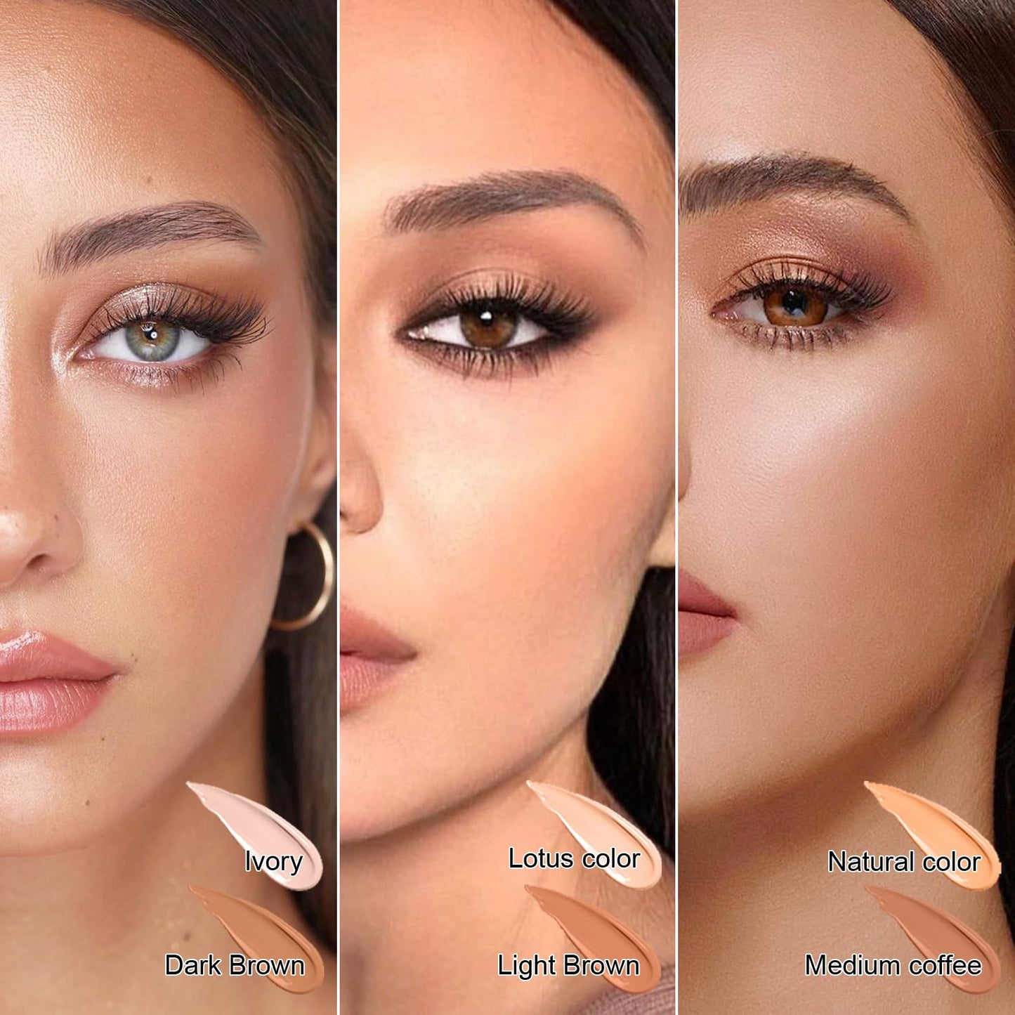 6 Colors Cream Contour Stick Makeup, Primer Face Highlighter Contouring for Beginners, Highlight and Contour Kit, Cream Concealer Makeup Blush Stick, Primer Face Corrector (SET B)