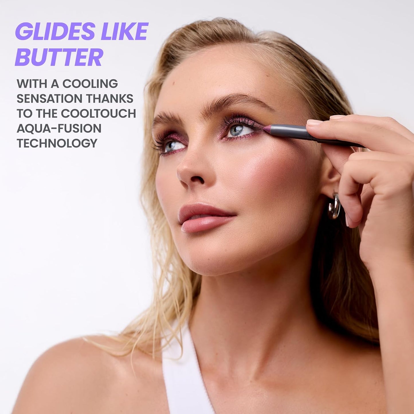 Wonderskin IYKYK Eyeshadow Stick - Longwear Eye Shadow Sticks, Budge-Proof & Waterproof Shimmer Eyeshadow Stick with Built-in Sharpener (Vixen)