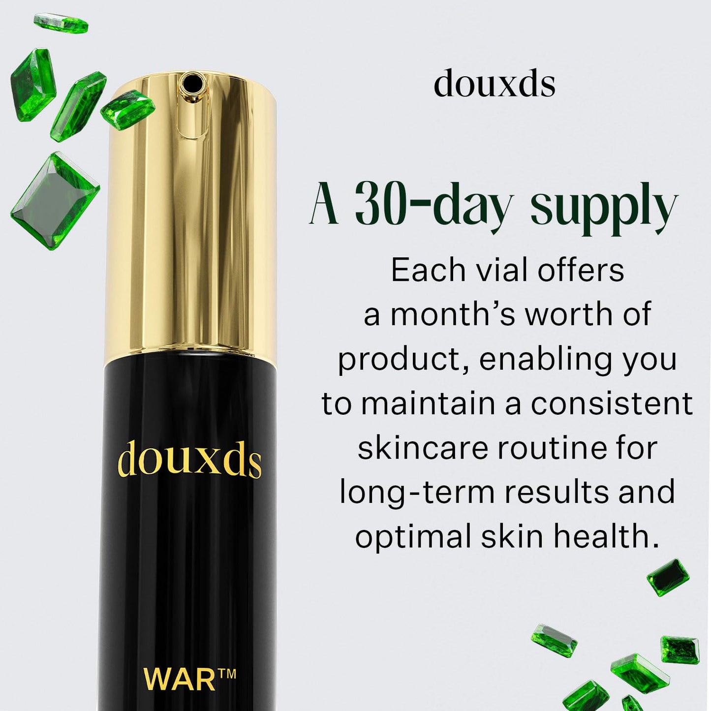 douxds WAR™ Detox Face Wash, Pore Cleaner Aloe Vera, Natural Skin Care Charcoal Face Wash, Men's Skin Care, Acne Treatment For Face, Ingrown Hair, 50 ml