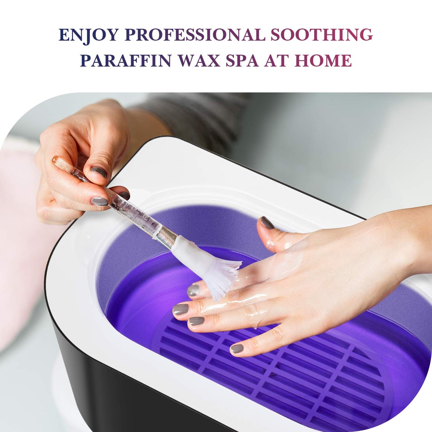 KARITE Paraffin Wax Refills, 20 Pack Lavender Scented Paraffin Wax Beads Blocks for Paraffin Bath, Paraffin Wax Machine Refills for Hand Feet Dry Skin,Rrelieves muscle fatigue, Hydration and nourish