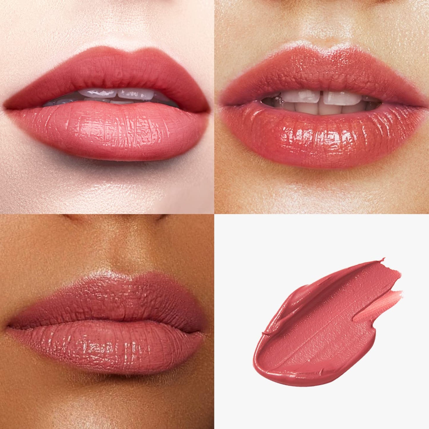 Catkin Moist Lipstick Hydrating High Impact Color Infused with Vitamin E and Avocado Oil Smooth Soft Texture Long Lasting Glow + Matte Finish 2pcs Set 04