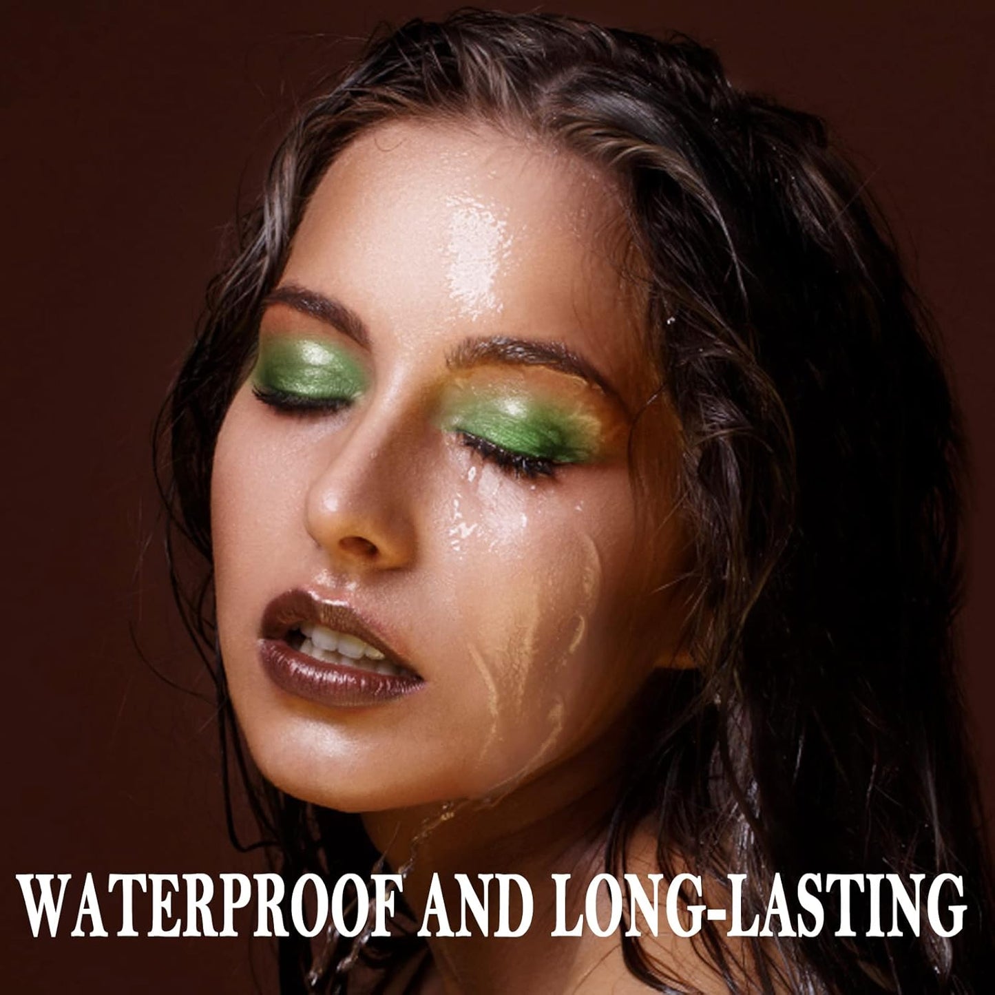 Boobeen Waterproof Eyeshadow Stick Crayon - Shimmer Cream Eyeshadow Pen for Glitter Eye Makeup, Easy to Use (012#)