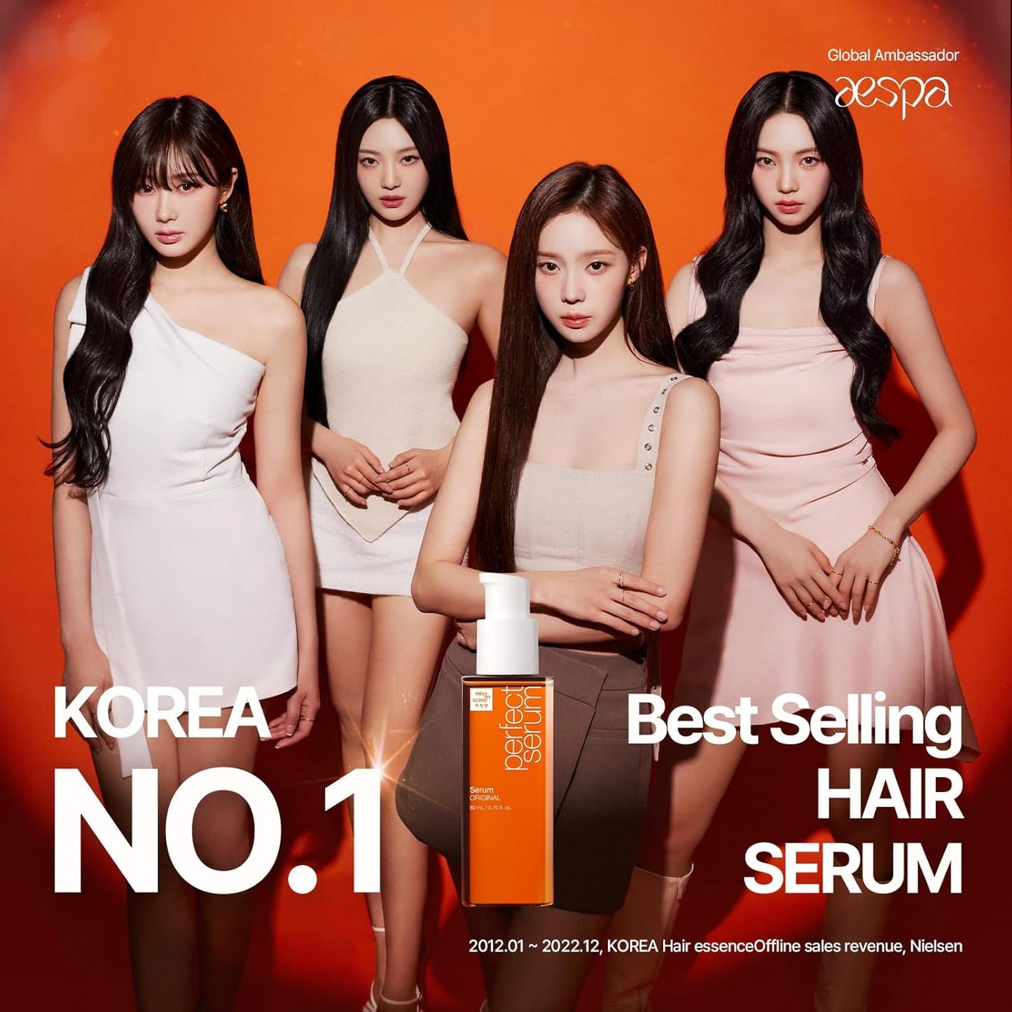 Mise En Scene Perfect Serum Original - Heat Protectant Hair Oil for Frizzy & Dry | Argan Oil | Visibly Smooths & Softens | Add Shine All Hair Types | Damage Repair | Fruity Floral Scent, 3.71 Fl Oz.